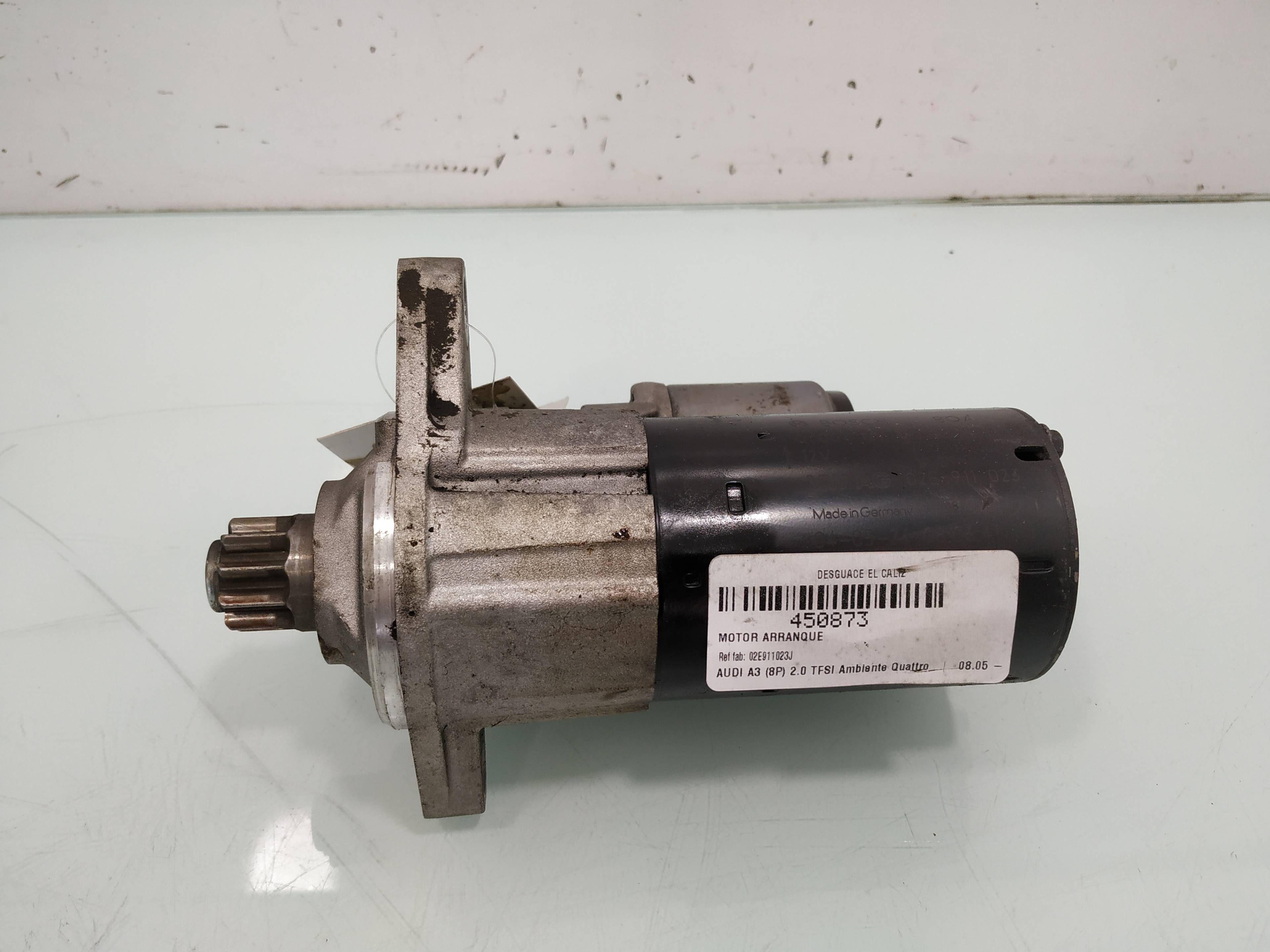 AUDI A3 8P (2003-2013) Starter Motor 02E911023J 21068103