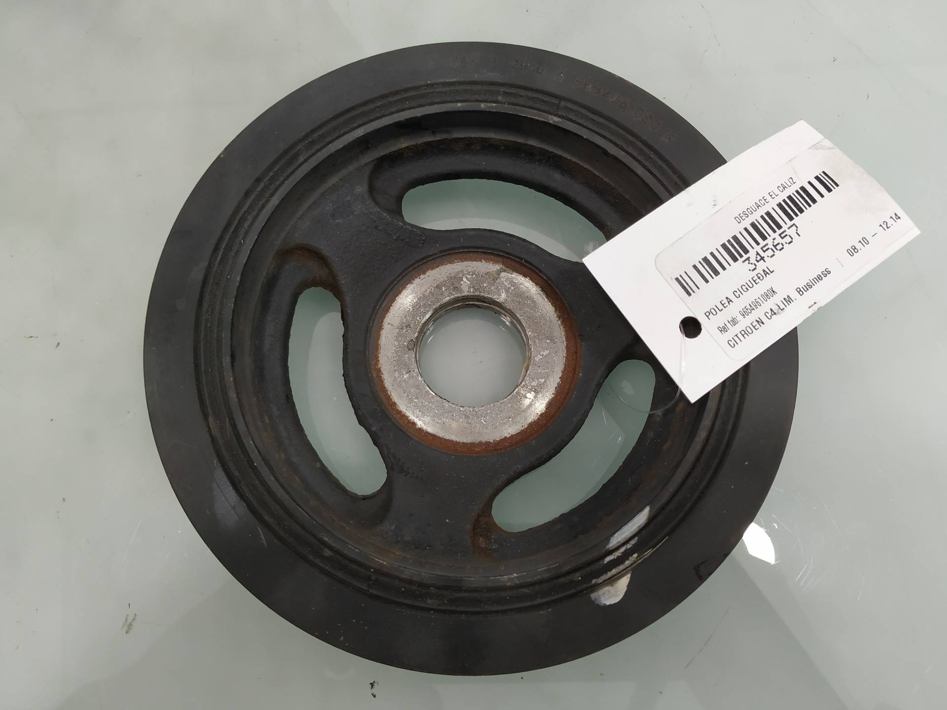 CITROËN C4 2 generation (2010-2024) Crankshaft Pulley 9654961080K 19018576