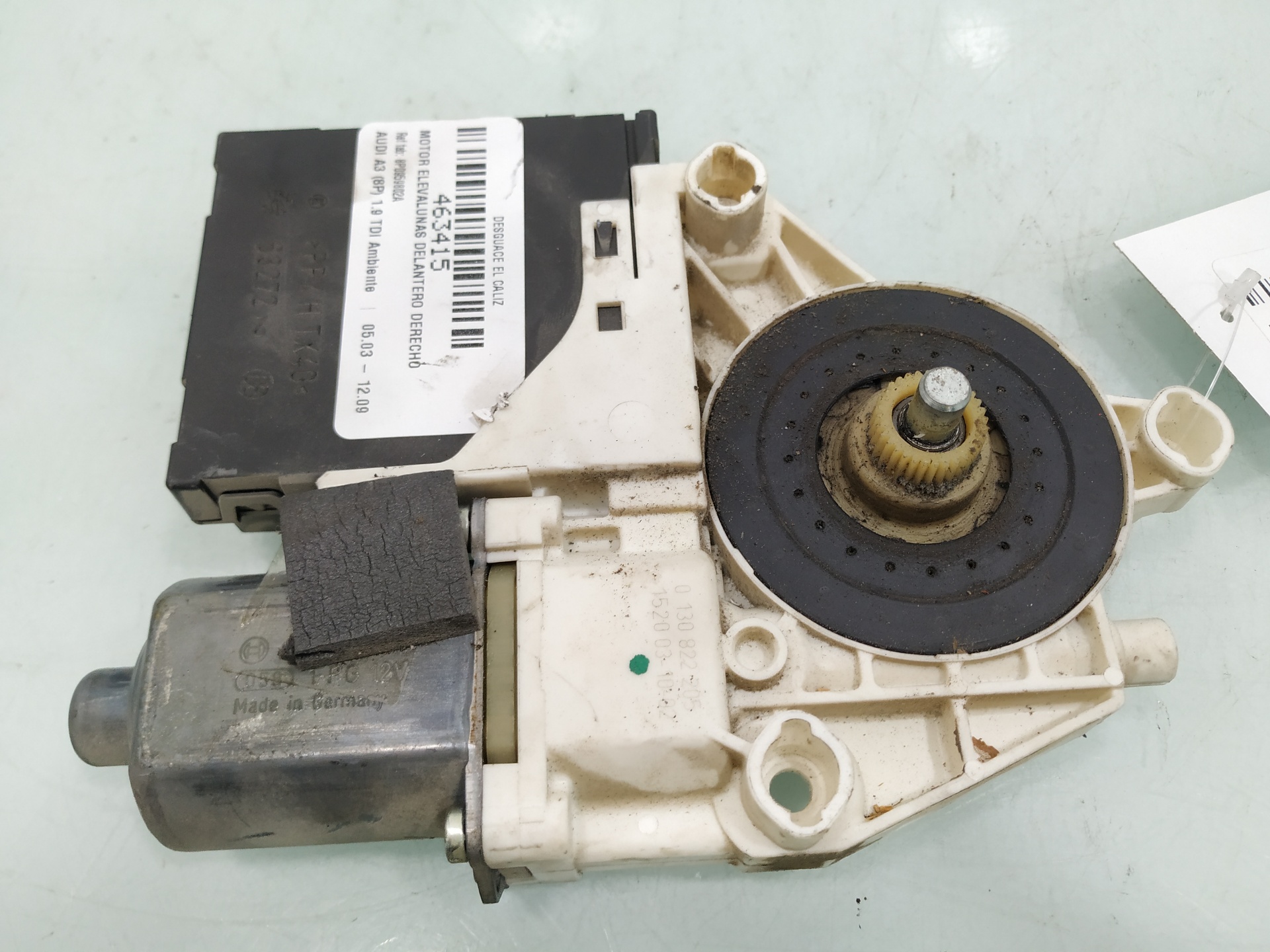 AUDI A2 8Z (1999-2005) Motor de control geam ușă dreapta față 8P0959802A,8P0959802A 22852643