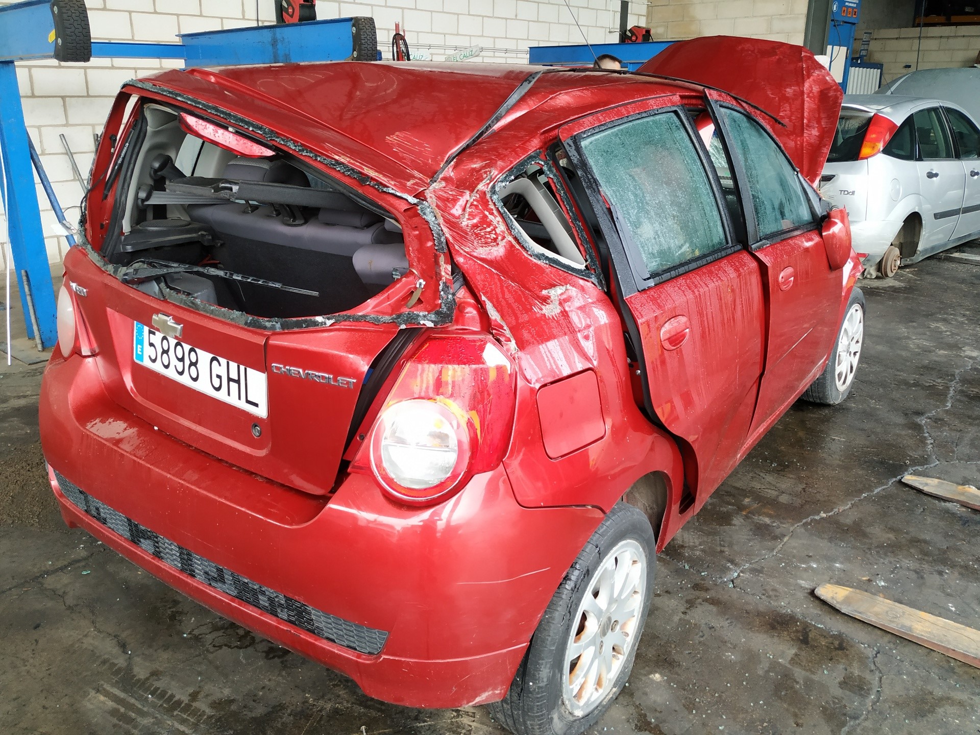 CHEVROLET Aveo T200 (2003-2012) Priekšējo kreiso durvju logu pacēlāja slēdži 202005062 19187204