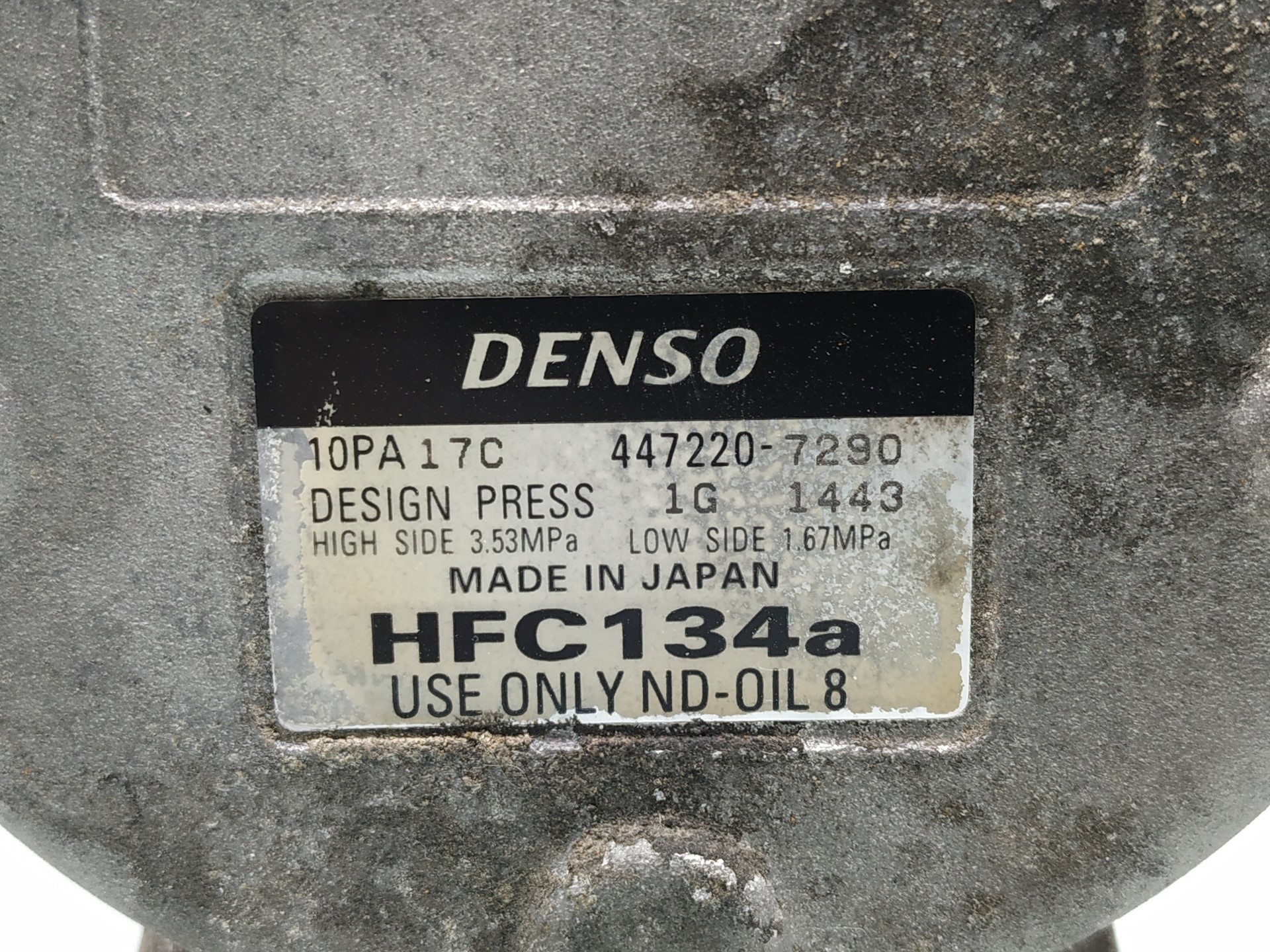 Compresor del aire acondicionado 4472207290 de Iveco Daily 1999-2006 con 369000 km - pieza usada