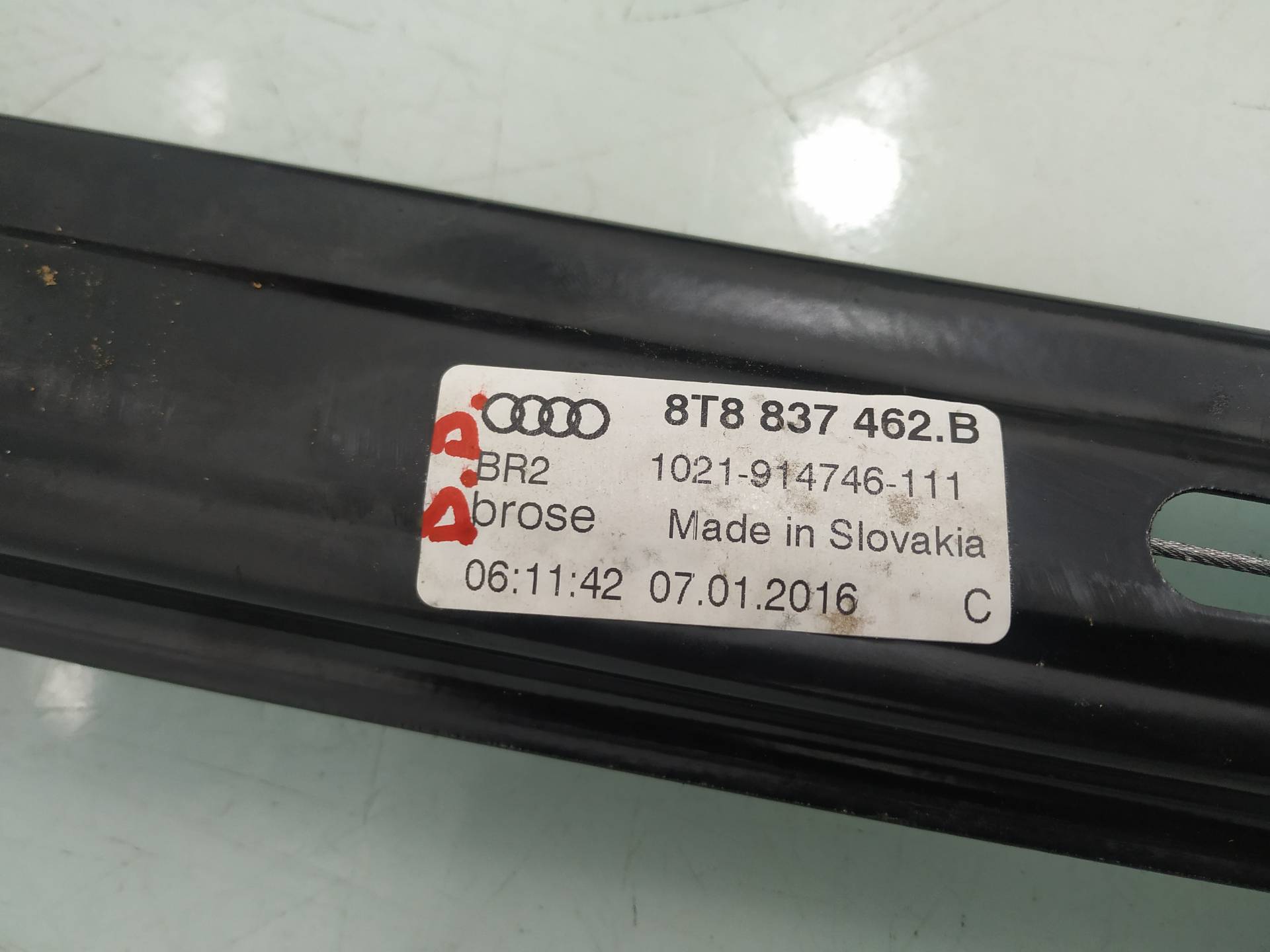 AUDI A5 Sportback B8/8K (2011-2016) Främre höger dörrfönsterhiss 8T8837462B 18974330