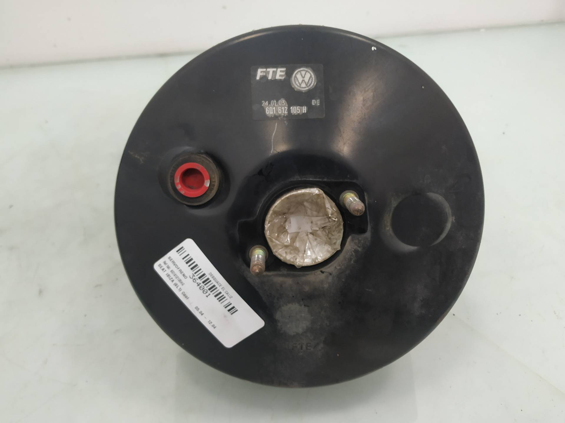 SEAT Cordoba 2 generation (1999-2009) Brake Servo Booster 6Q1612105H 19039403