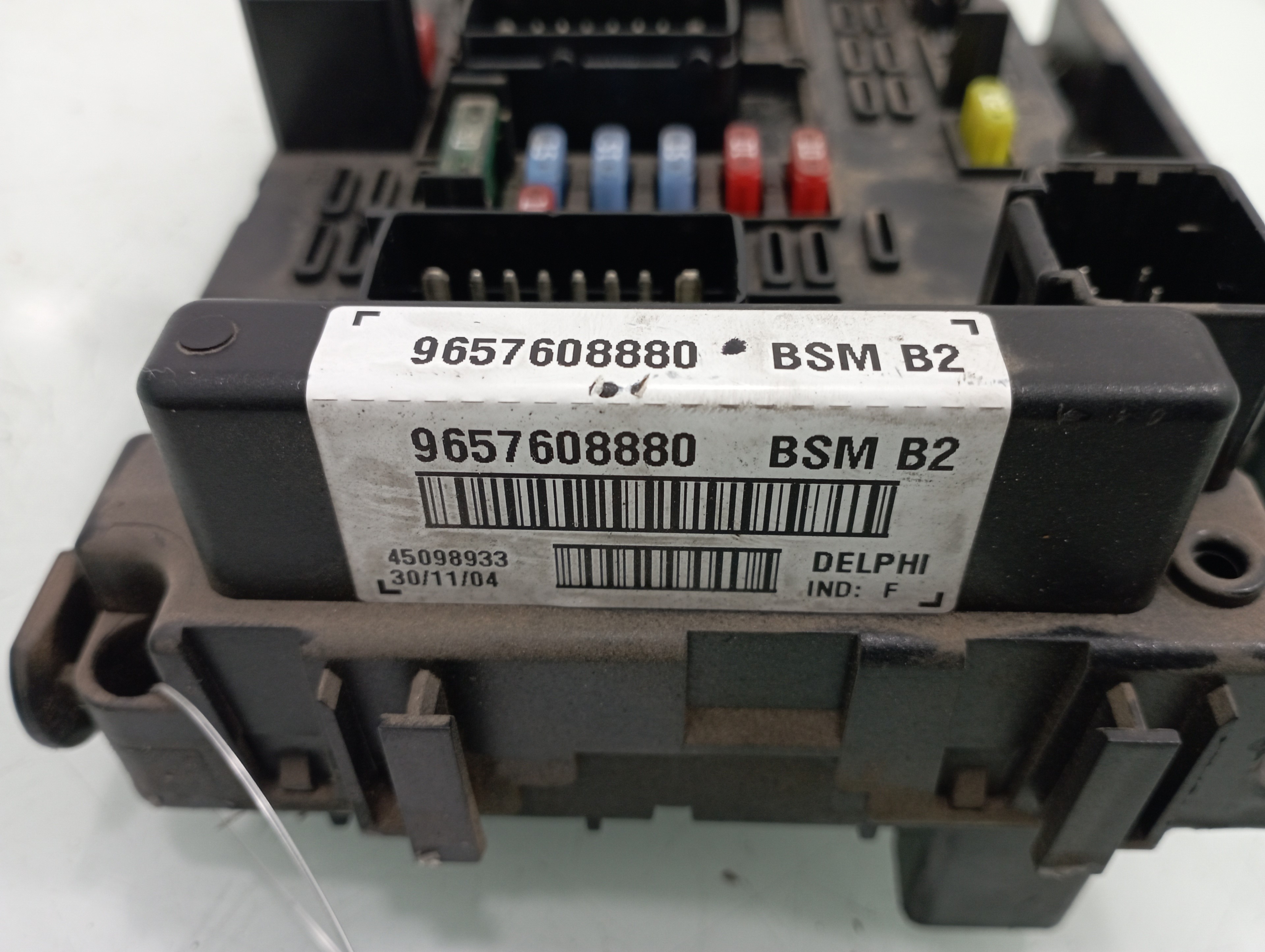 PEUGEOT 307 1 generation (2001-2008) Fuse Box 9657608880 19101981