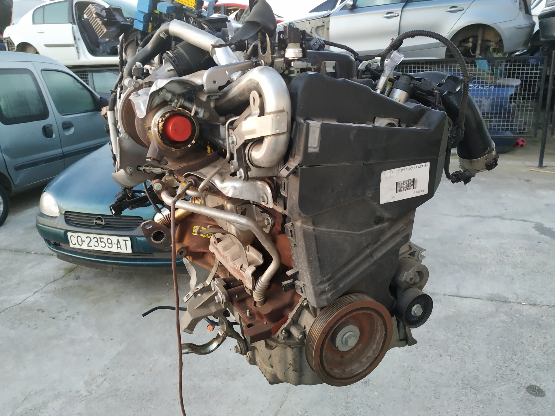 RENAULT Captur 1 generation (2013-2019) Engine K9K 24871120