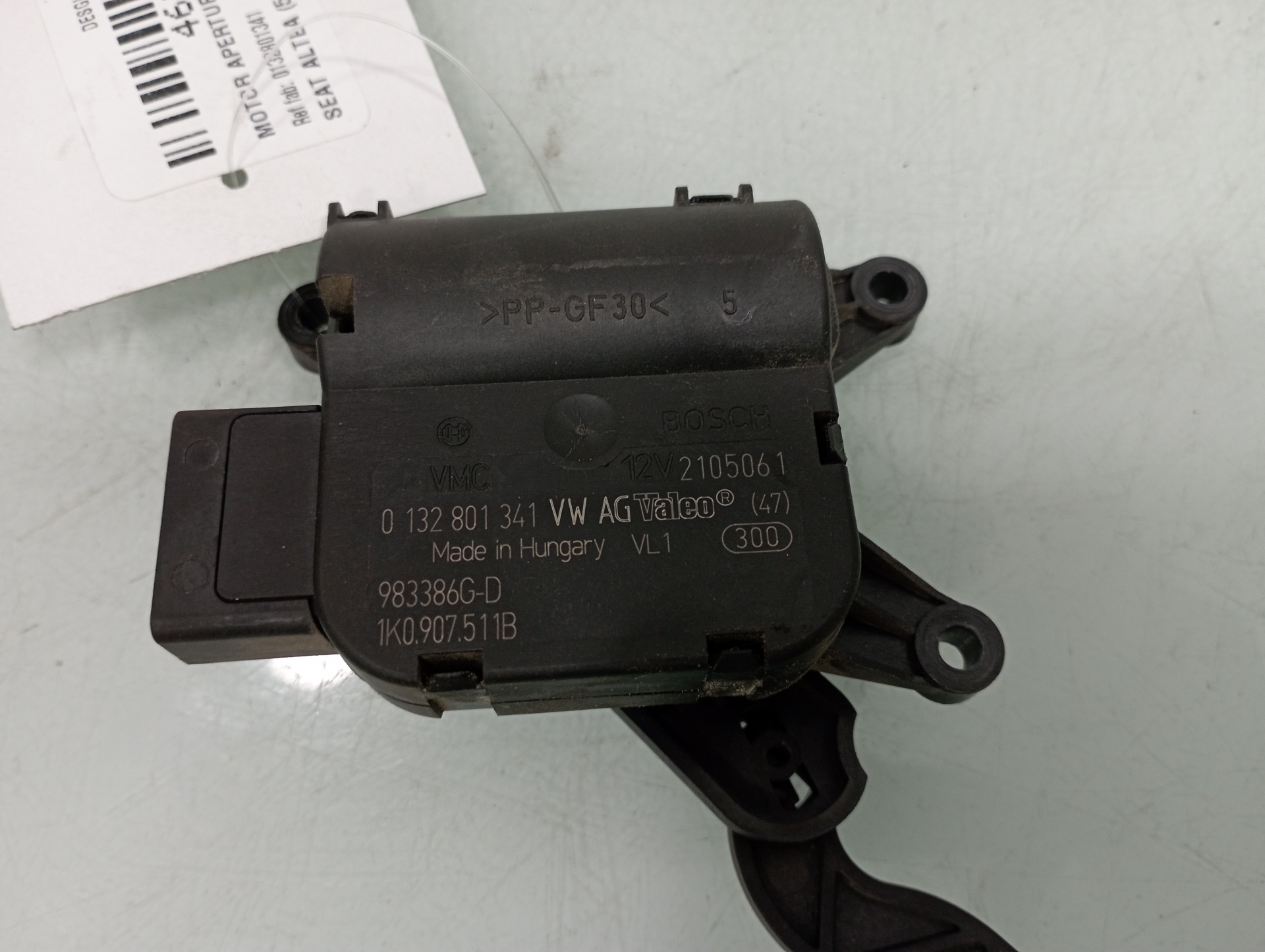 SEAT Toledo 3 generation (2004-2010) Air Conditioner Air Flow Valve Motor 0132801341 24915483