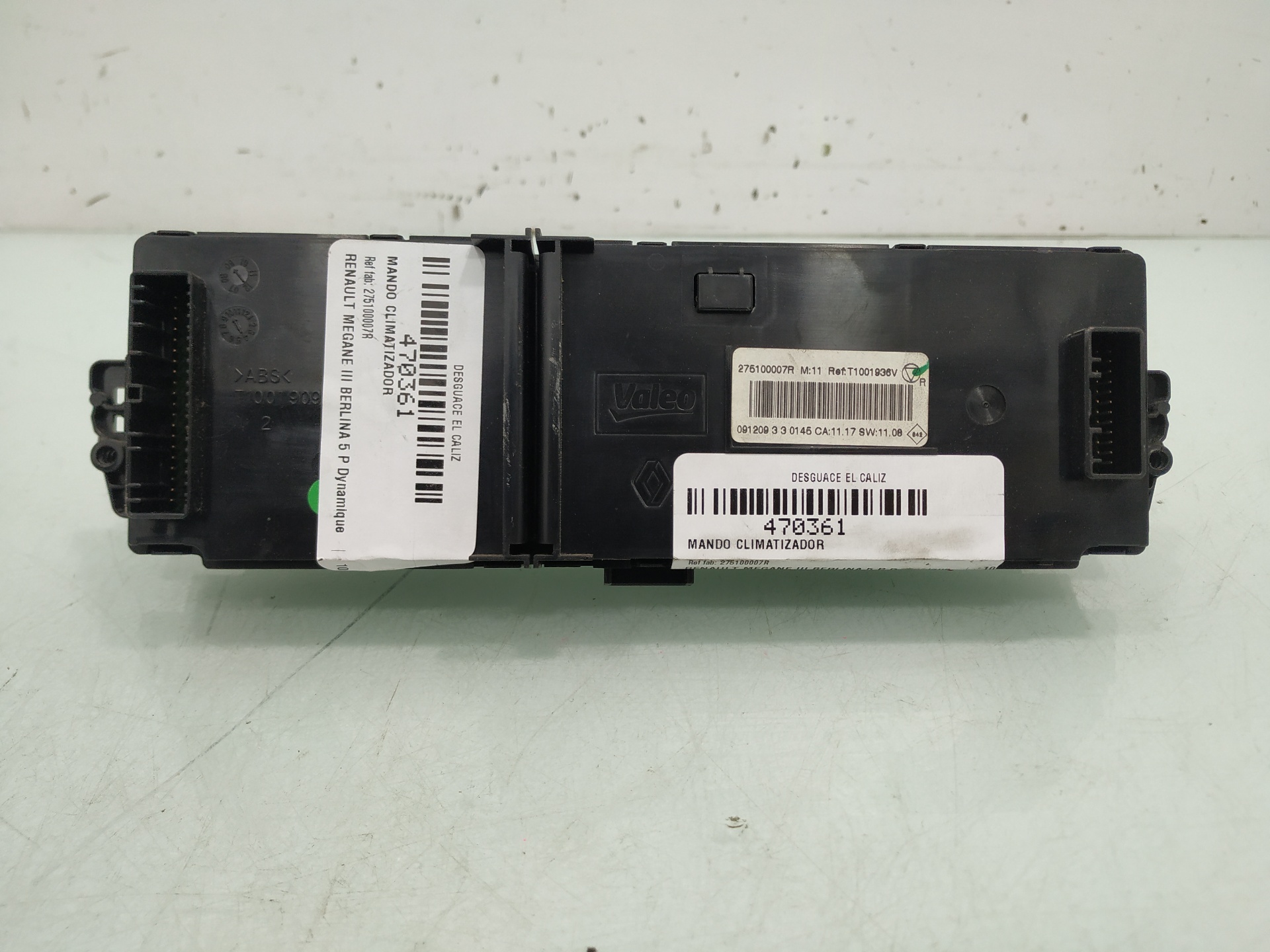 VAUXHALL Climate  Control Unit 275100007R 25411615