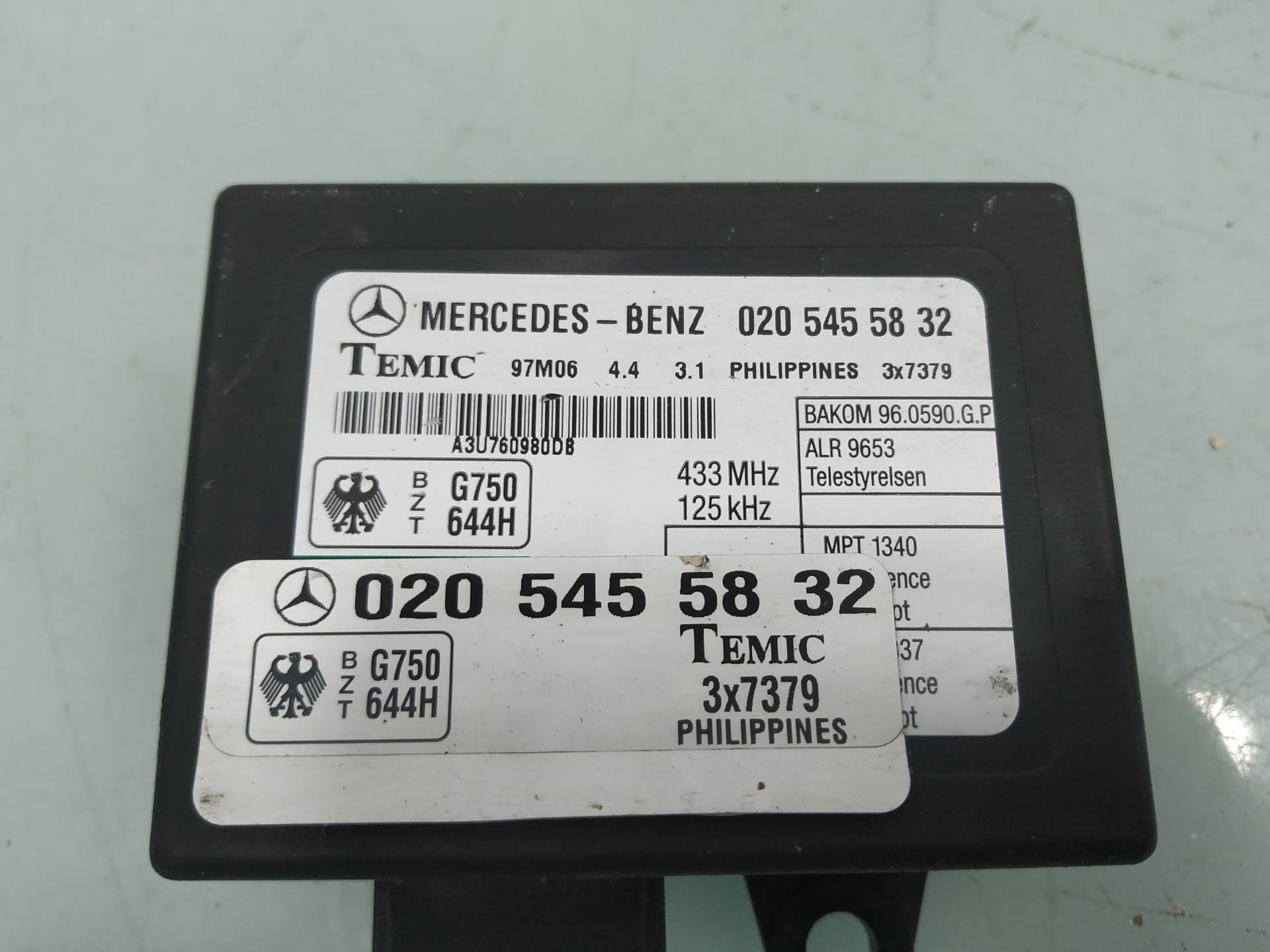MERCEDES-BENZ V-Class W638, W639 (1996-2003) Other Control Units 0205455832 19008173
