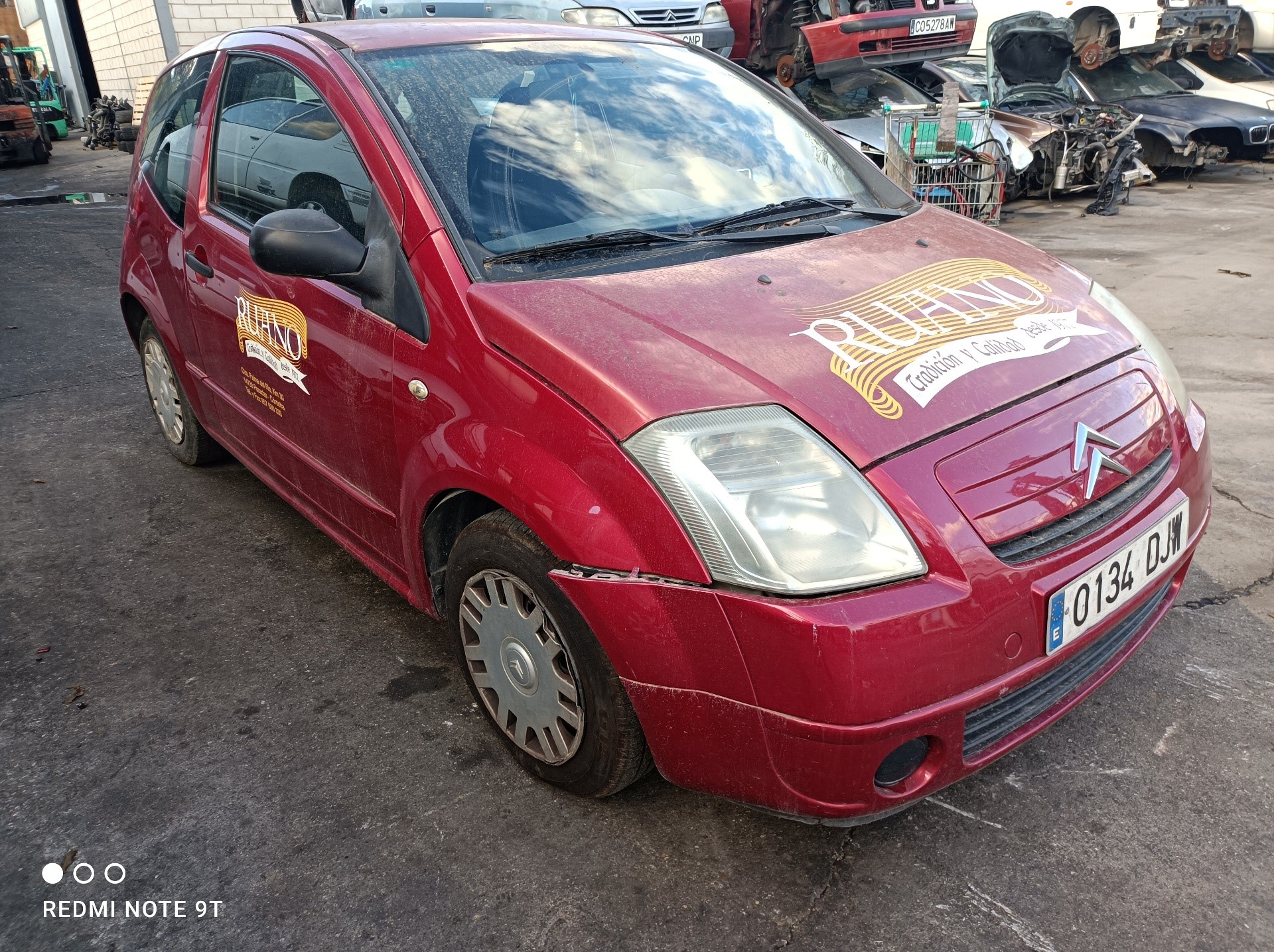 CITROËN C2 1 generation (2003-2009) Lukturu vadības slēdzis 96488214XT 19021835