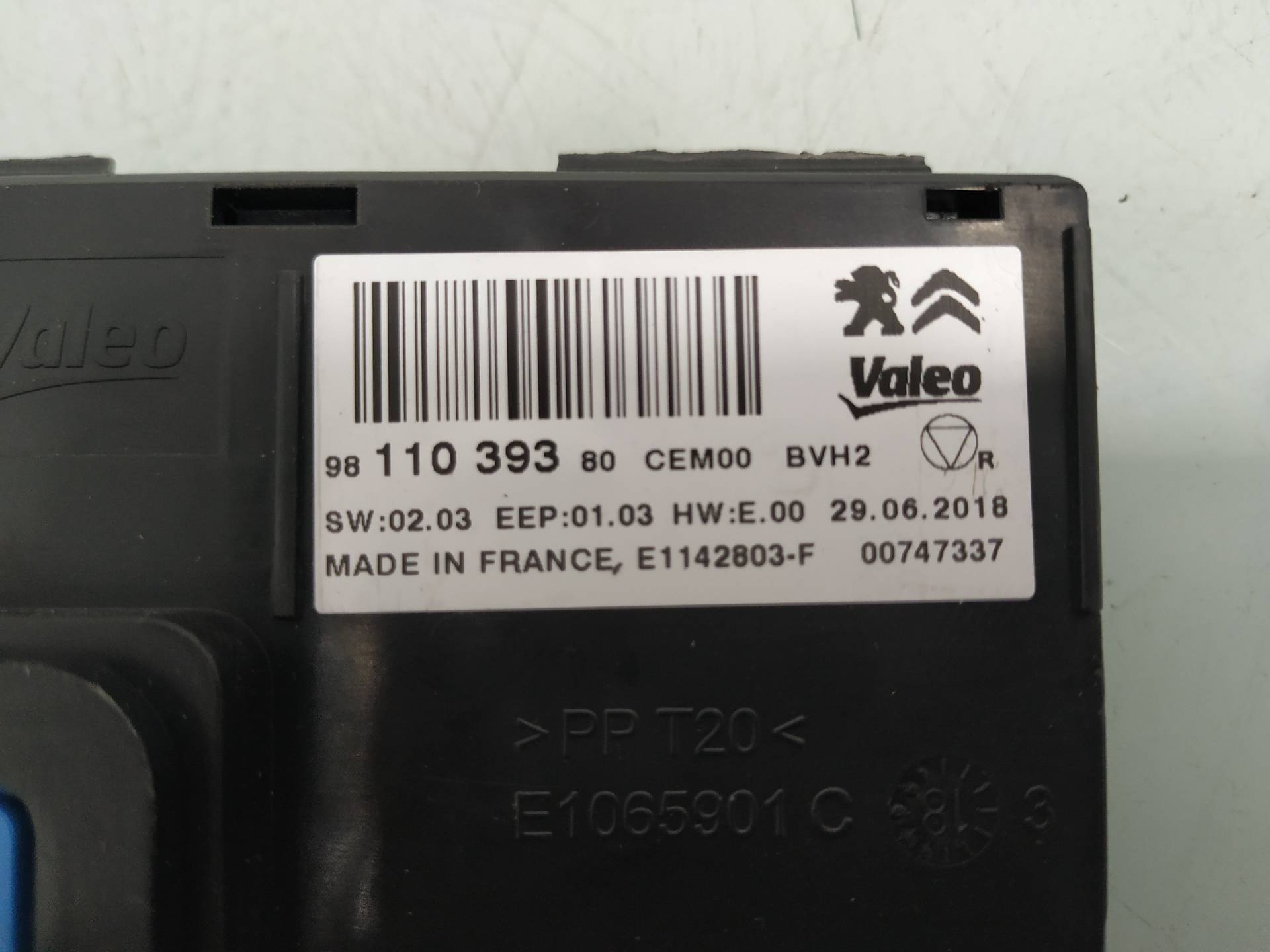 CITROËN C4 Cactus 1 generation (2014-2024) Other Control Units 9811039380 19106966