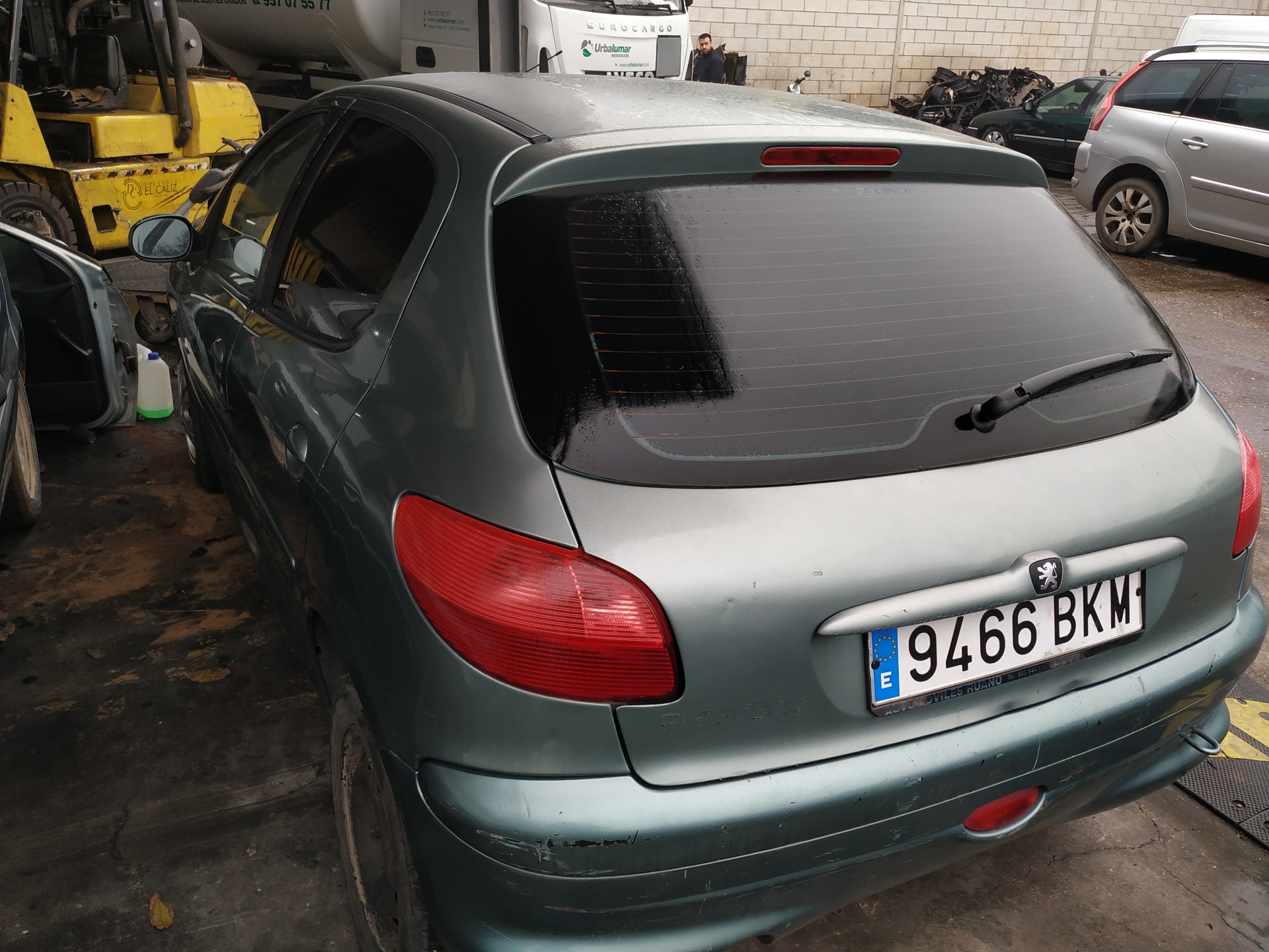 PEUGEOT 206 1 generation (1998-2009) Citas motora nodalījuma detaļas 9625224180 20493135