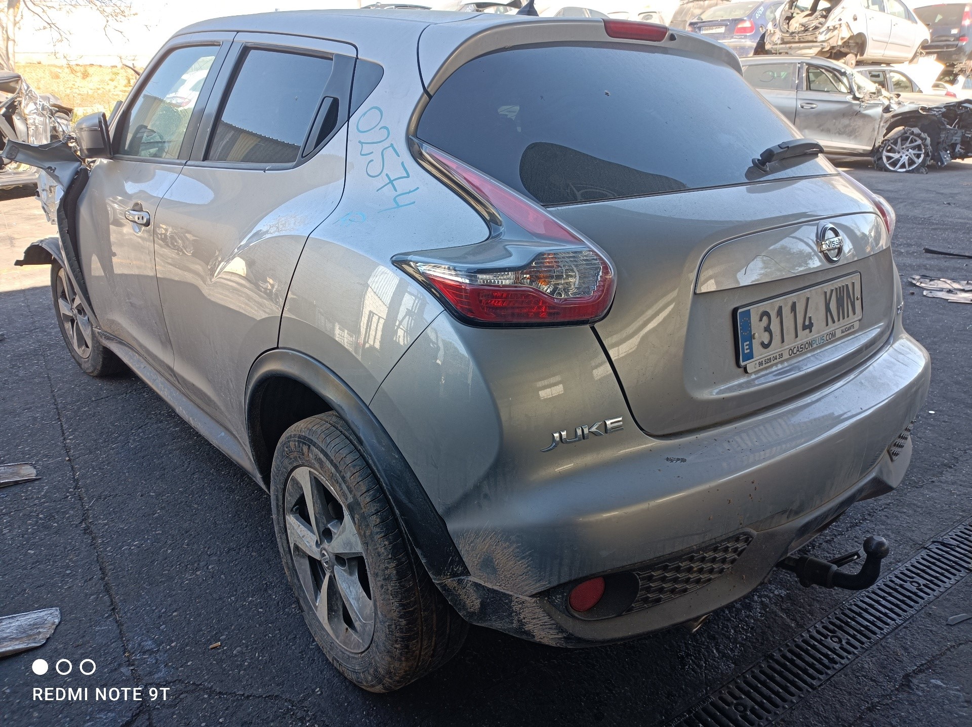 NISSAN Juke YF15 (2010-2020) Права задня внутрішня ручка відкривання 80670BA61A 19121012