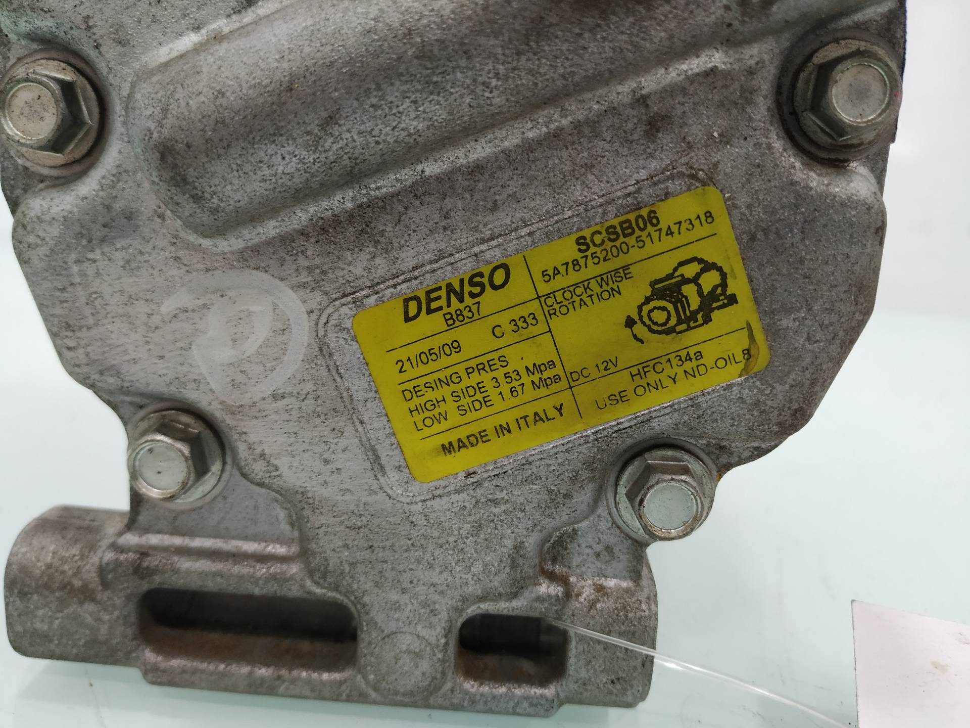 FORD Ka 2 generation (2008-2020) Hасос кондиционера SCSB06 19086455