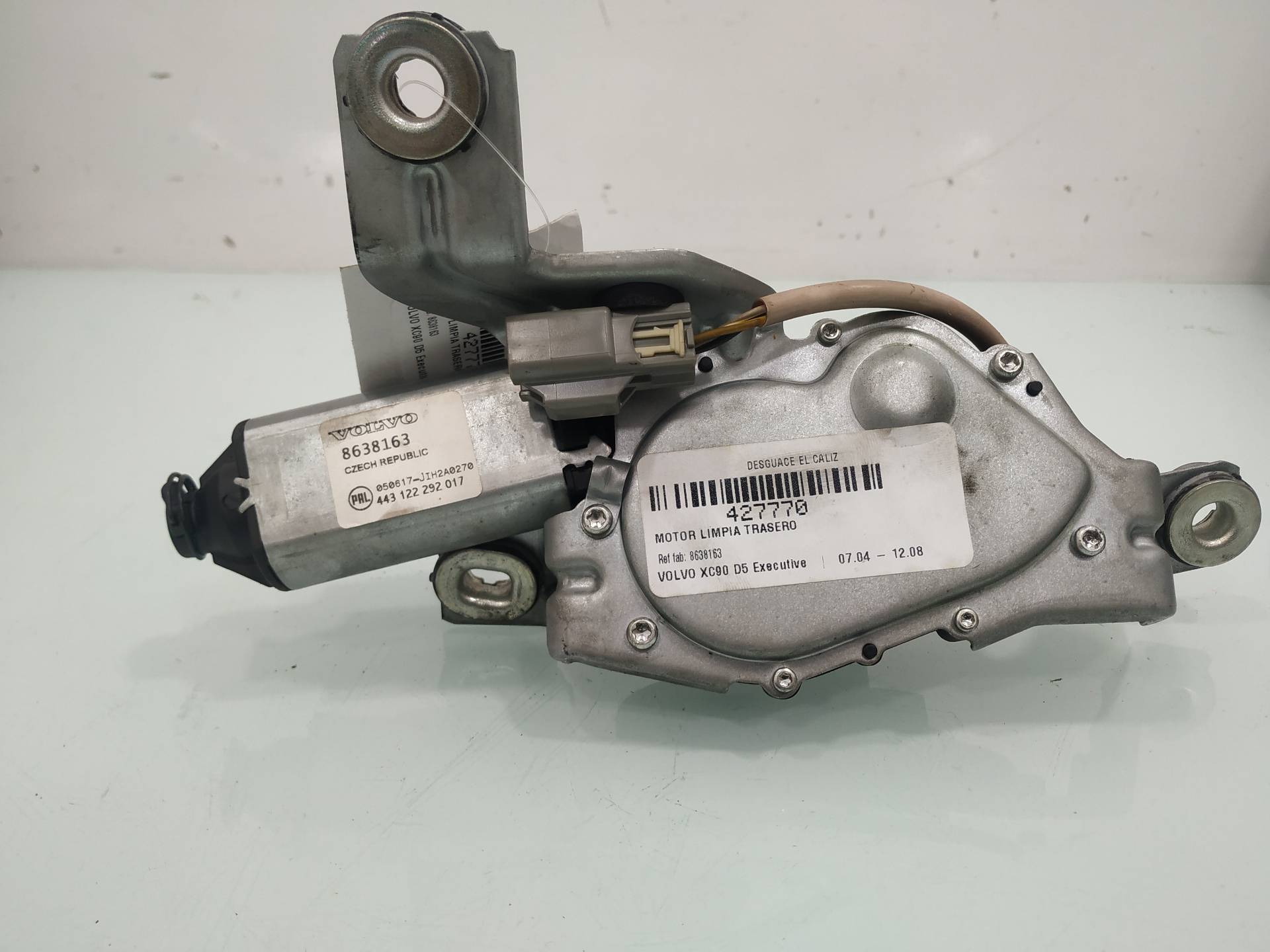 VOLVO XC90 1 generation (2002-2014) Tailgate  Window Wiper Motor 8638163 19088319