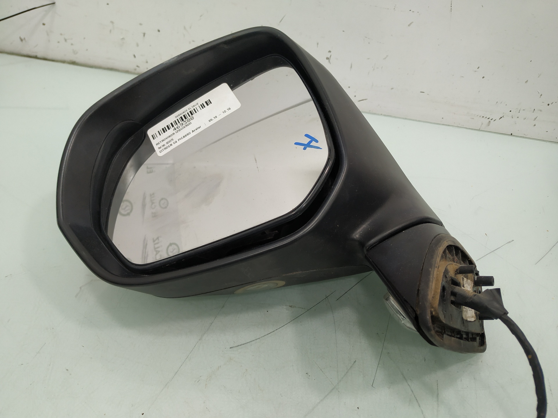 Door mirror left hand 9HZ 024375 de Citroen C4 picasso i monospace (ud_) 2010-2010 con 231000 km - pieza usada