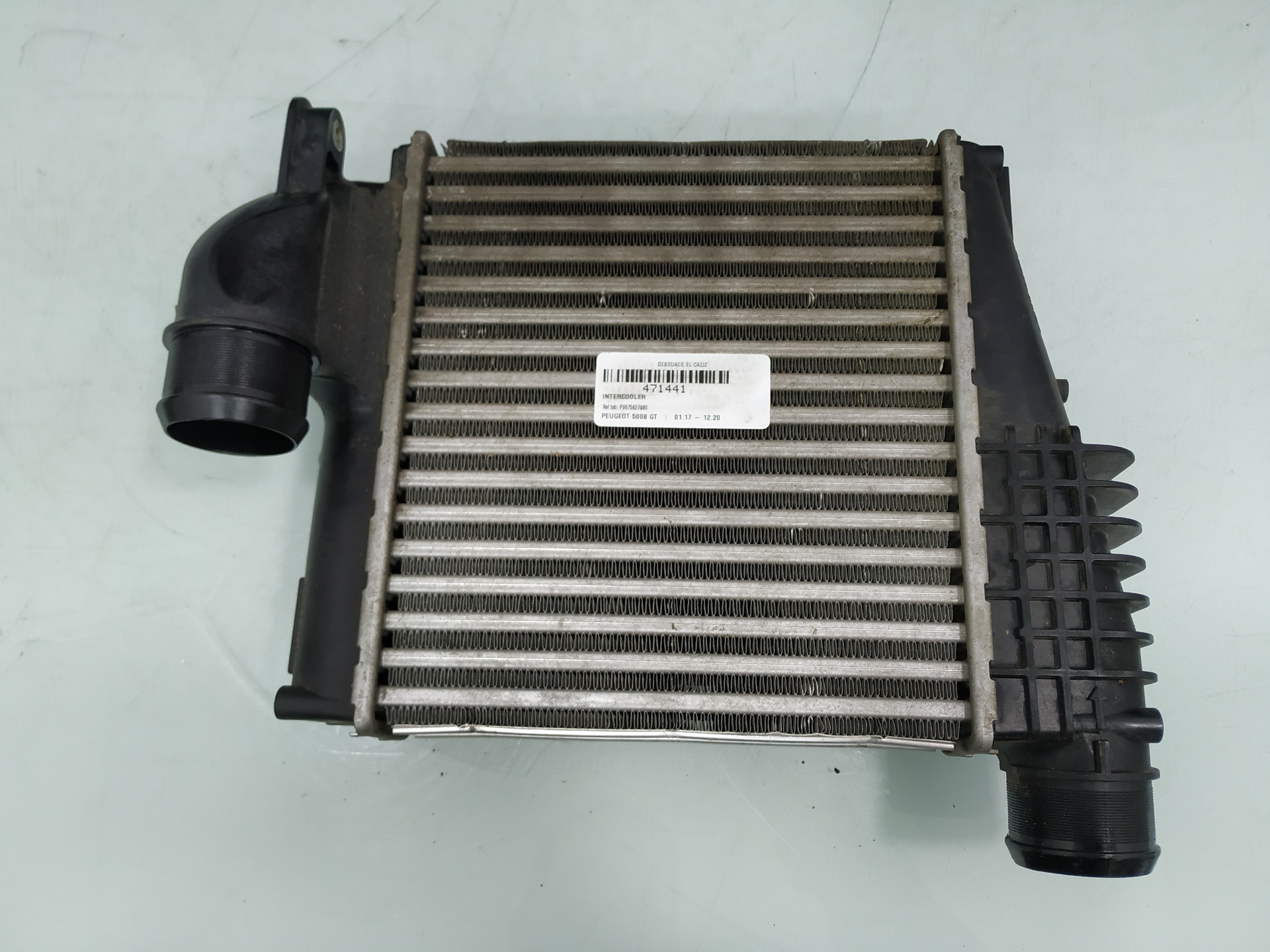 PEUGEOT 1 generation (2018-2023) Intercooler Radiator P9675627980 24920334