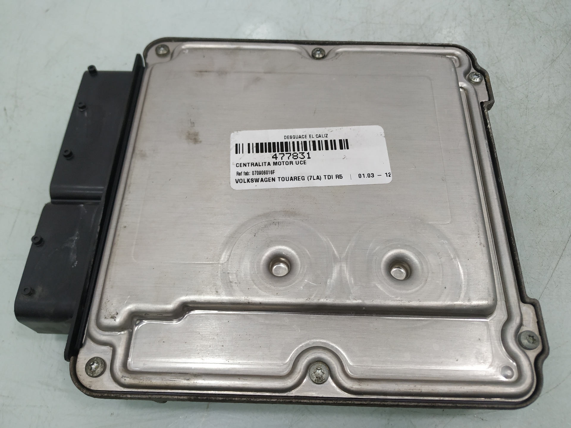 VOLKSWAGEN Touareg 1 generation (2002-2010) Engine Control Unit ECU 070906016F 25929859