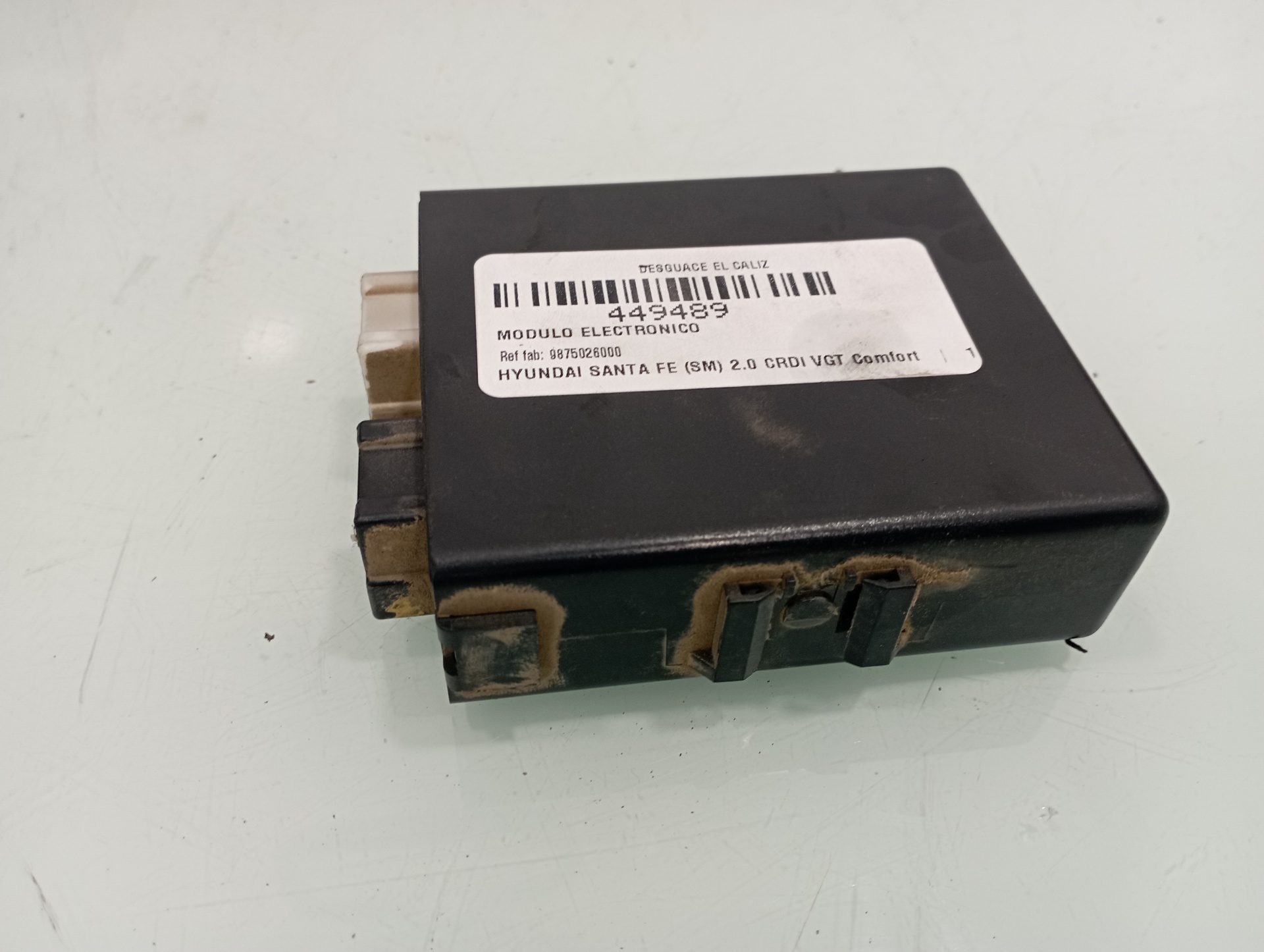 HYUNDAI Santa Fe SM (2000-2013) Other Control Units 9875026000 19150276