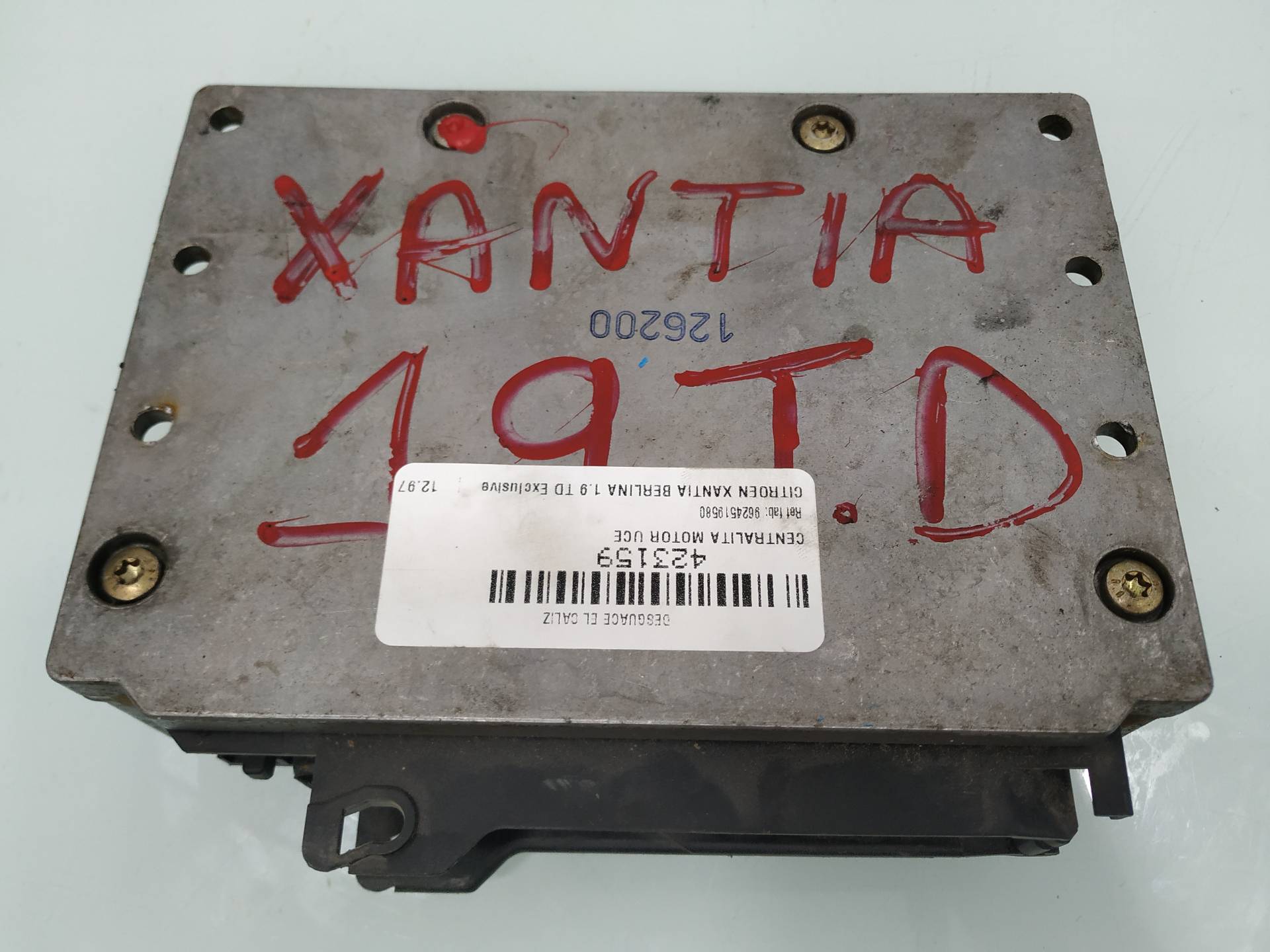 CITROËN Xantia X1 (1993-1998) Engine Control Unit ECU 9624519580 19189505