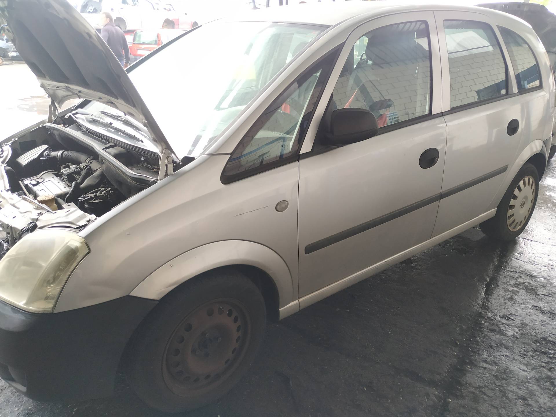 OPEL Meriva 1 generation (2002-2010) Priekšējo kreiso durvju logu pacēlājs 93362662RH 18982244