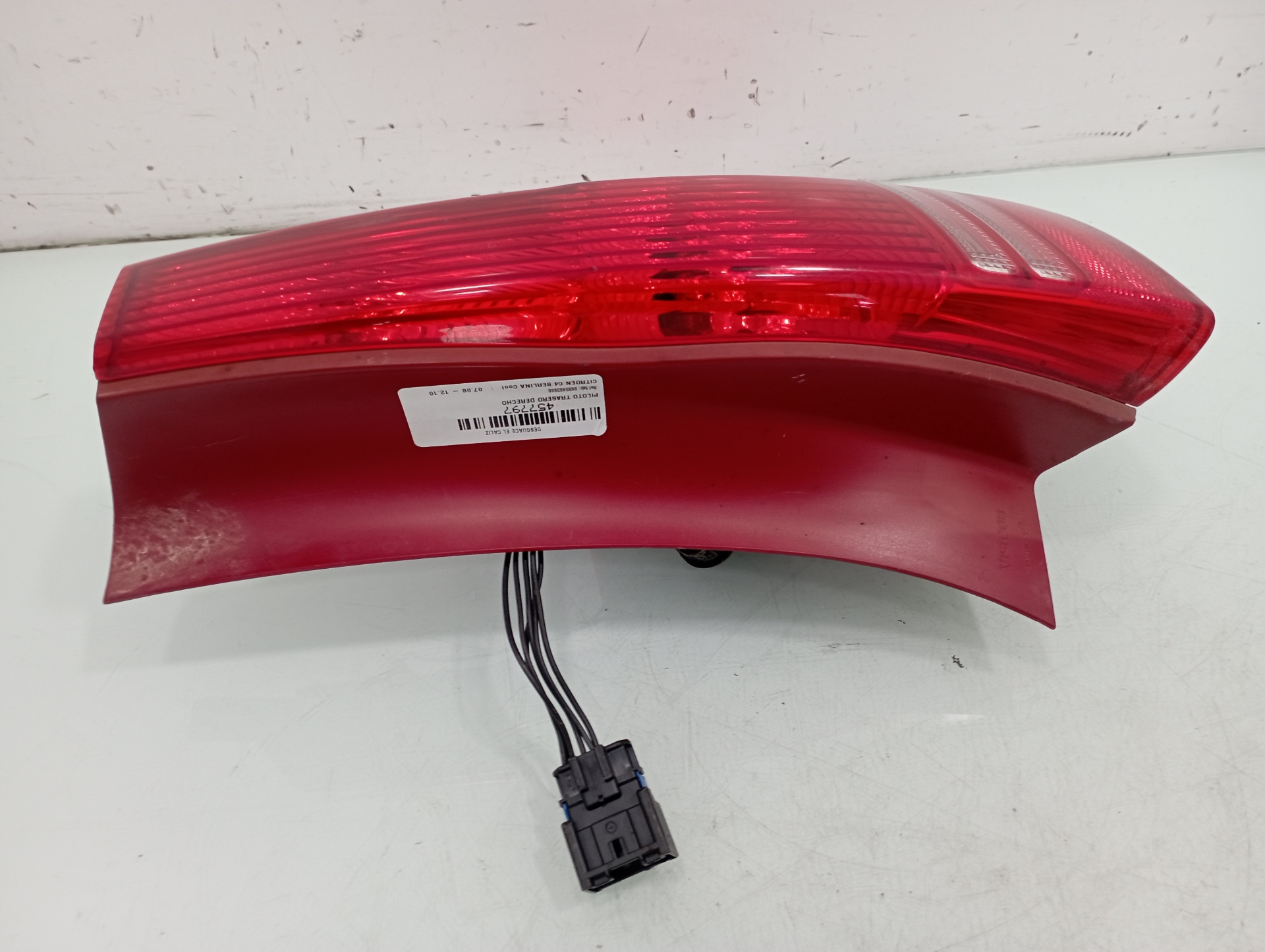 CITROËN C4 1 generation (2004-2011) Rear Right Taillight Lamp 9655863980 22846371