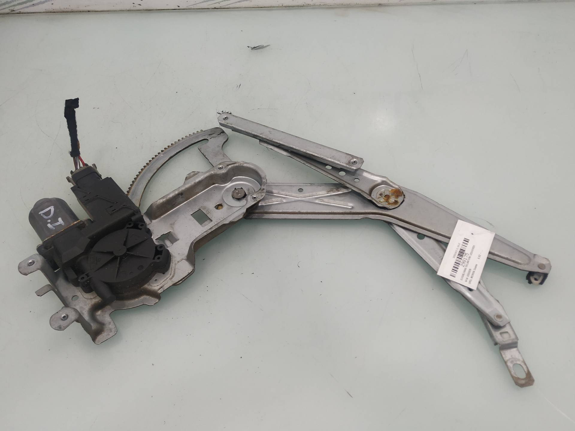 OPEL Meriva 1 generation (2002-2010) Front Left Door Window Regulator 93362662RH 18982244