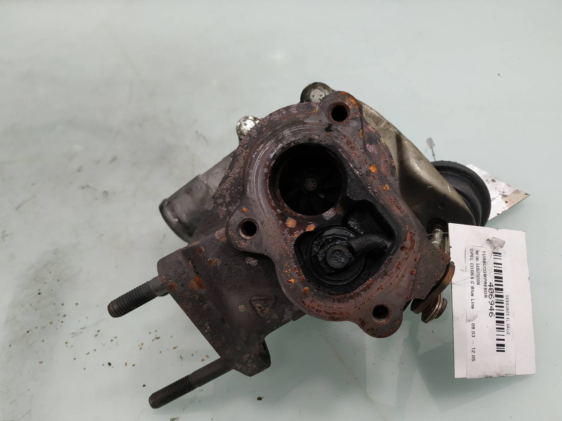 Turbocompresor Z13DT 54359700006 de Opel Corsa 2003-2005 con 55868 km - pieza usada