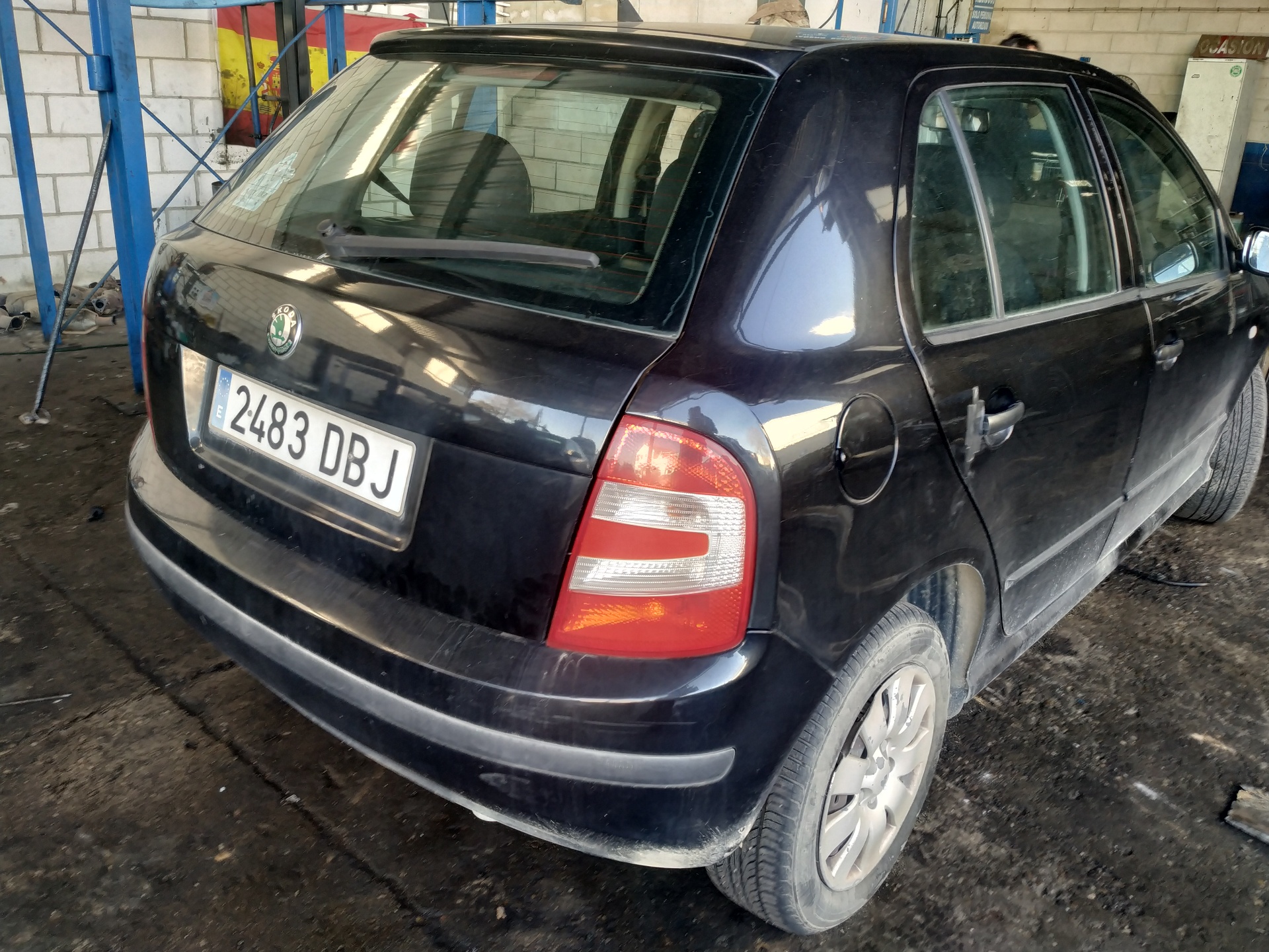 SKODA Fabia 6Y (1999-2007) Priekinių dešinių durų spyna 3B1837016BQ 19097696