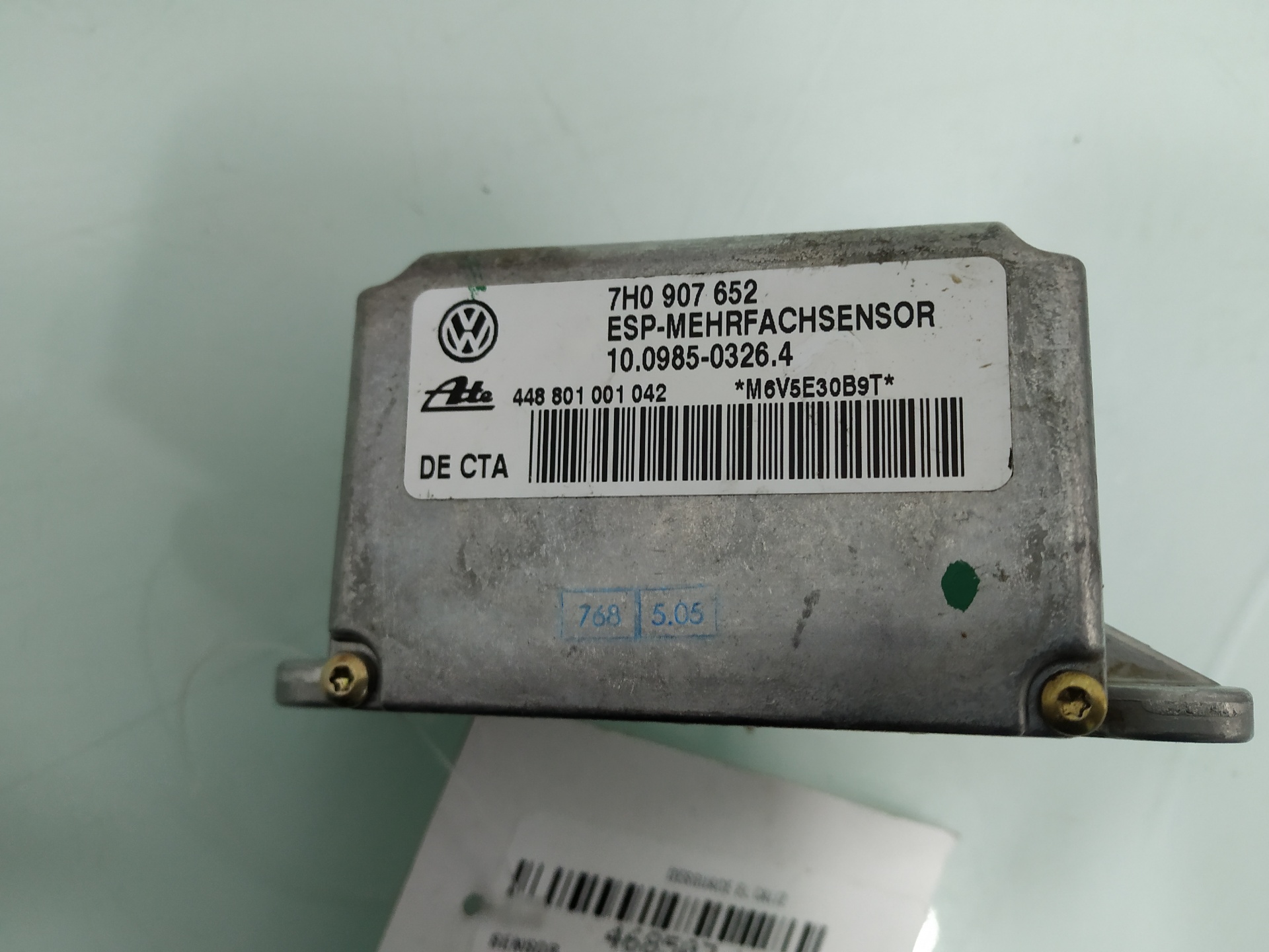 VOLKSWAGEN Touareg 1 generation (2002-2010) Egyéb vezérlőegységek 7H0907652 24919647