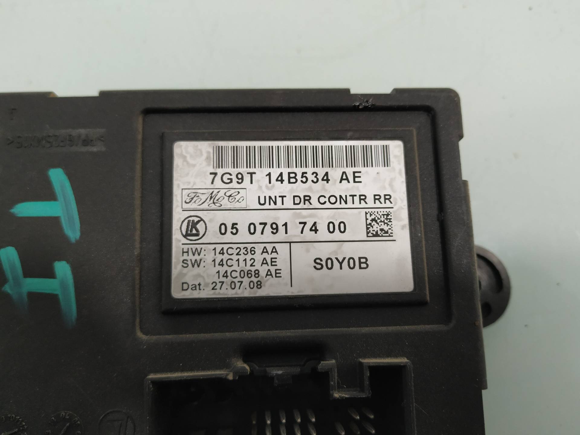 FORD Mondeo 4 generation (2007-2015) Other Control Units 7G9T14B534AE 19095297