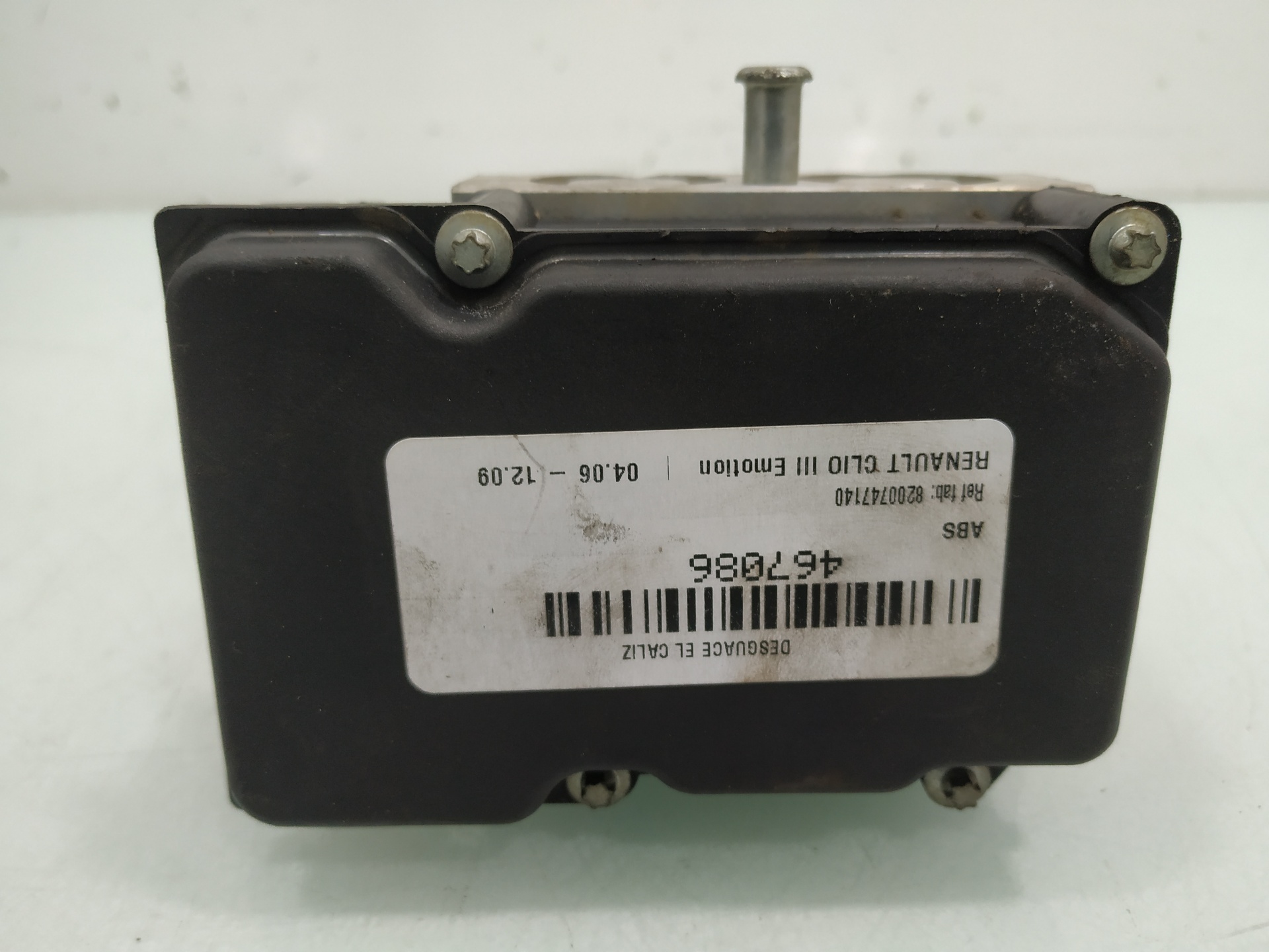 RENAULT Clio 3 generation (2005-2012) ABS Pump 8200747140 24916114