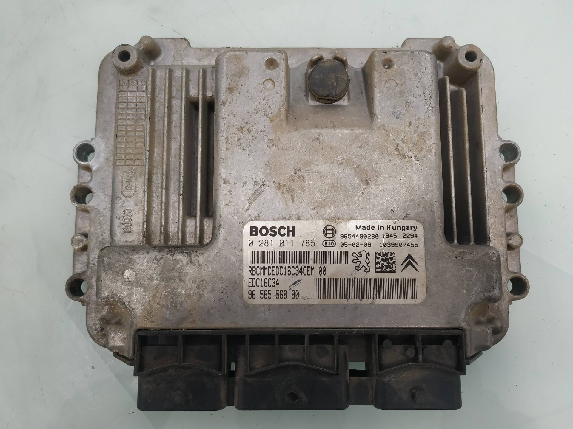 CITROËN C2 1 generation (2003-2009) Motorkontrollenhet ECU 9658556880 19023831
