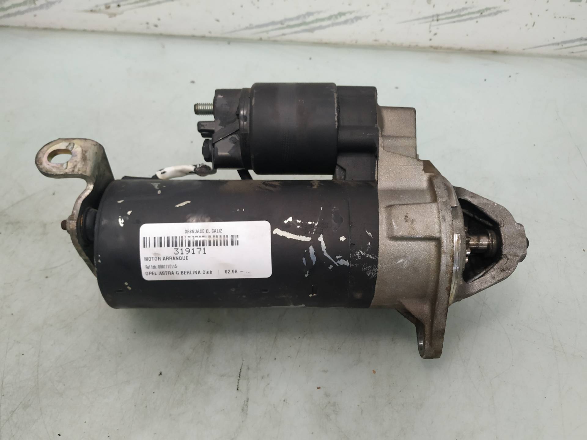 OPEL Astra H (2004-2014) Startmotor 0001110115 24935958