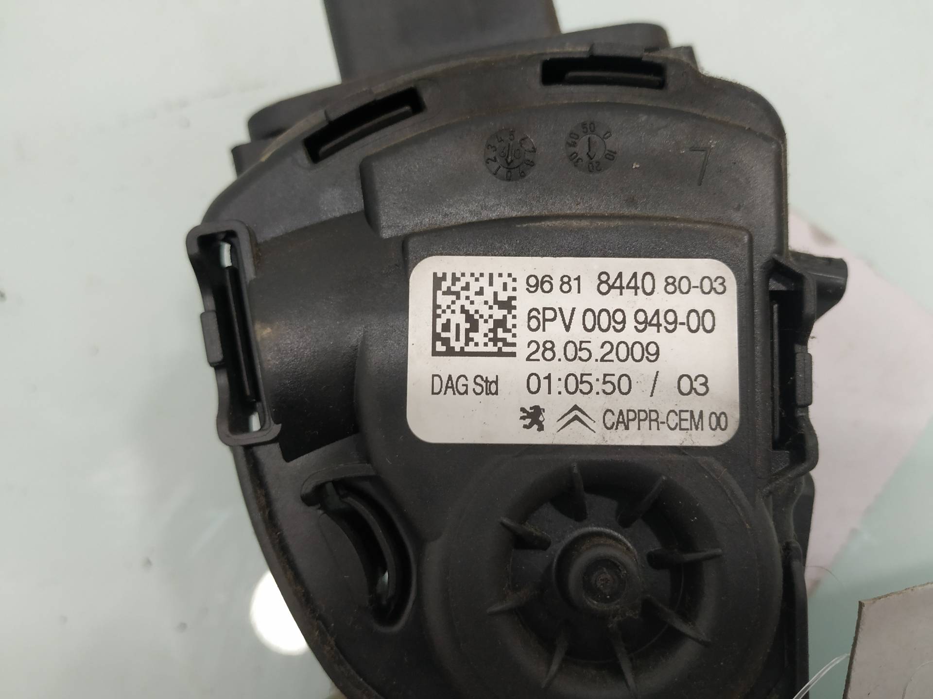 PEUGEOT 207 1 generation (2006-2009) Педаль газа 9681844080 19189787