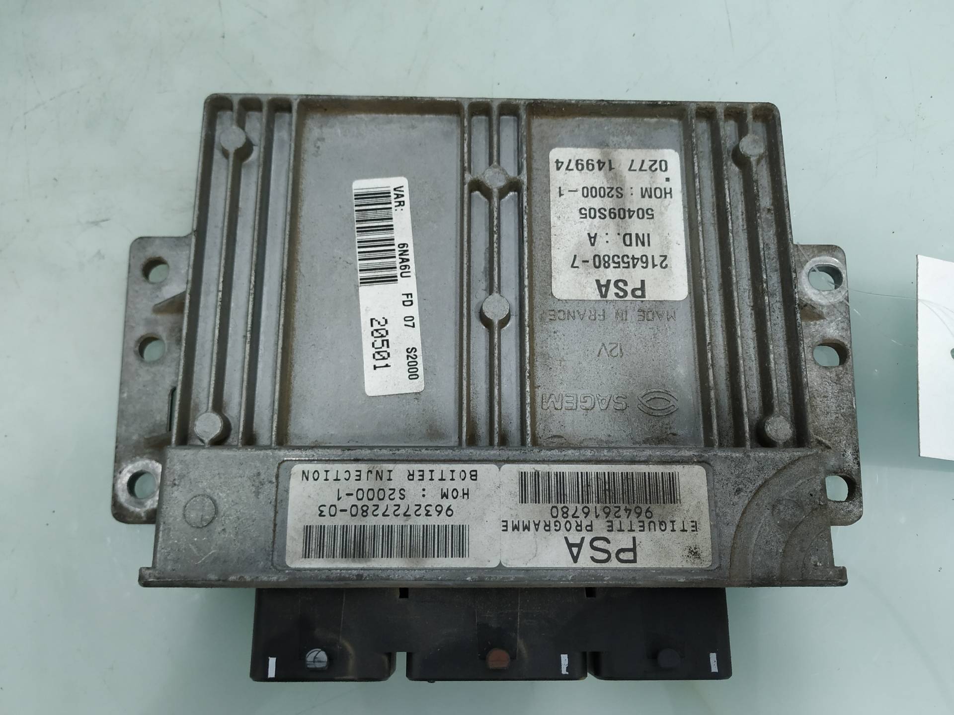 FIAT Xsara Picasso 1 generation (1999-2010) Engine Control Unit ECU 9642616780 19049745