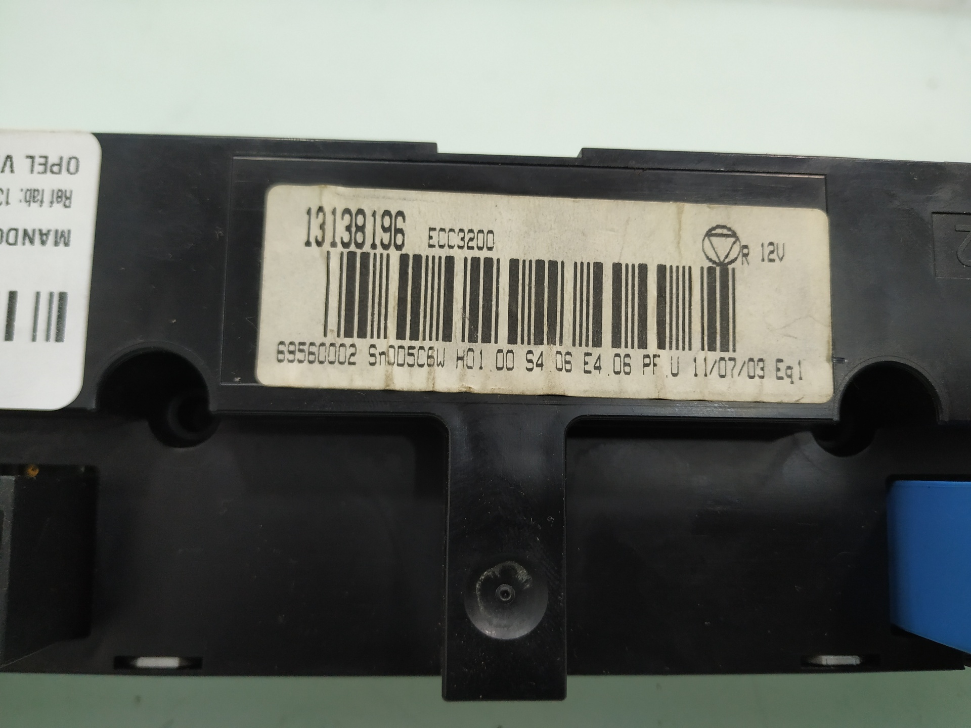 OPEL Vectra 2 generation (1996-2005) Climate  Control Unit 13138196 24919251