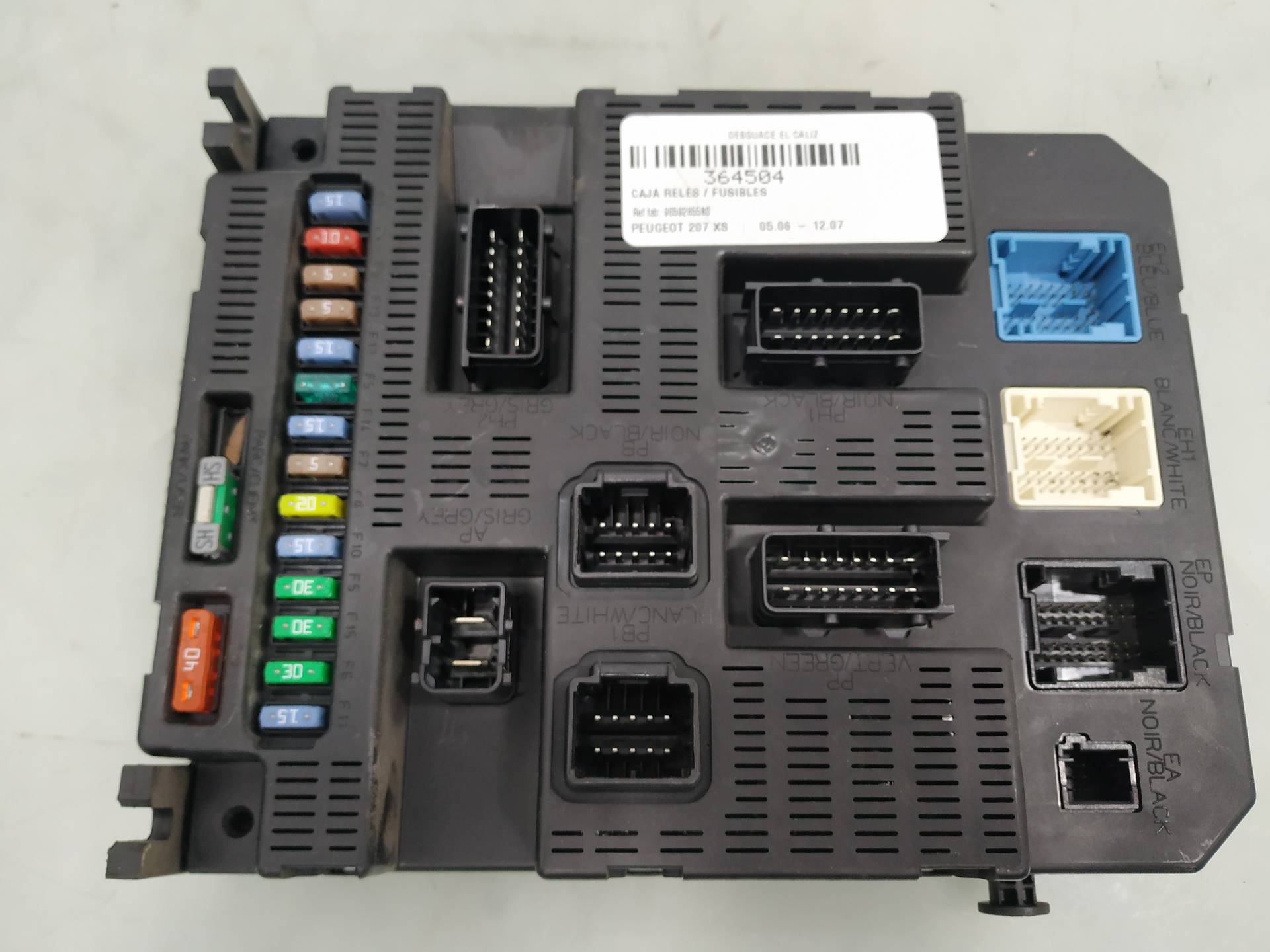 PEUGEOT 207 1 generation (2006-2009) Fuse Box 9659285580 19035895