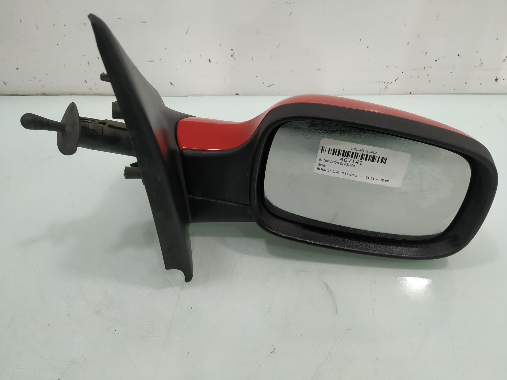 RENAULT Clio 3 generation (2005-2012) Right Side Wing Mirror 0208242 24916259