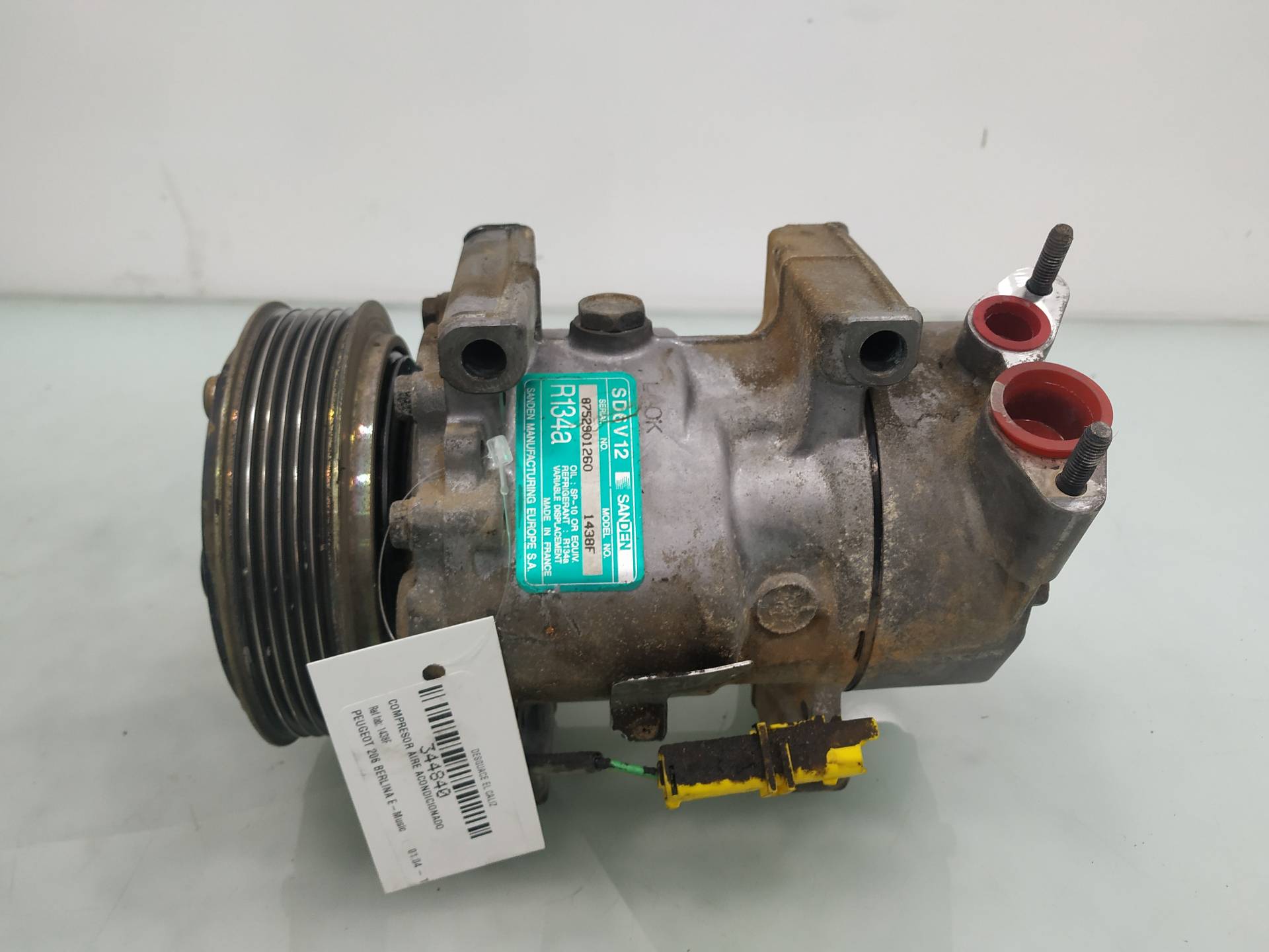 RENAULT 206 1 generation (1998-2009) Pompă de aer conditionat 1438F 19019519