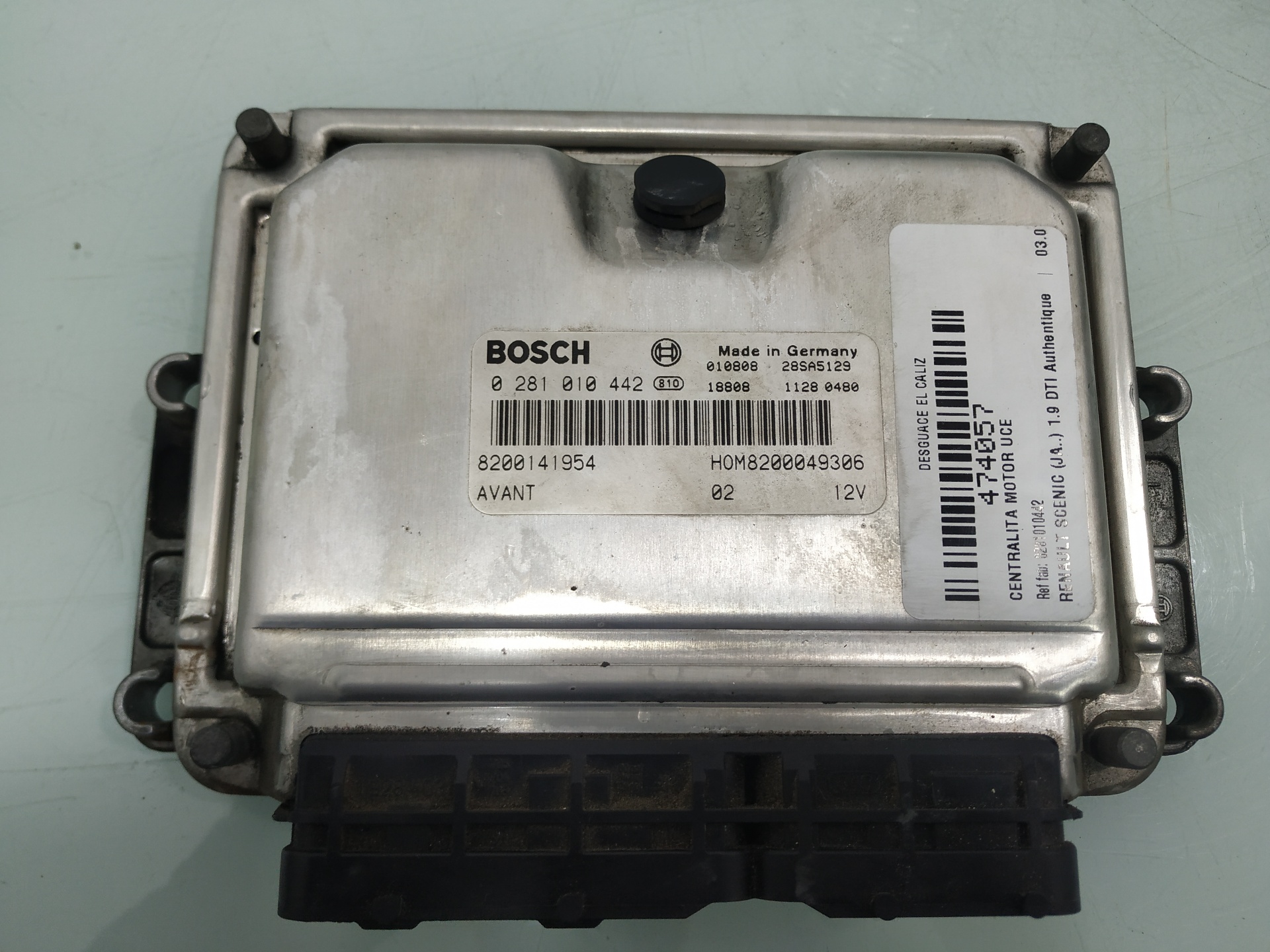 CITROËN Xsara Picasso 1 generation (1999-2010) Motorkontrollenhet ECU 0281010442 25929618