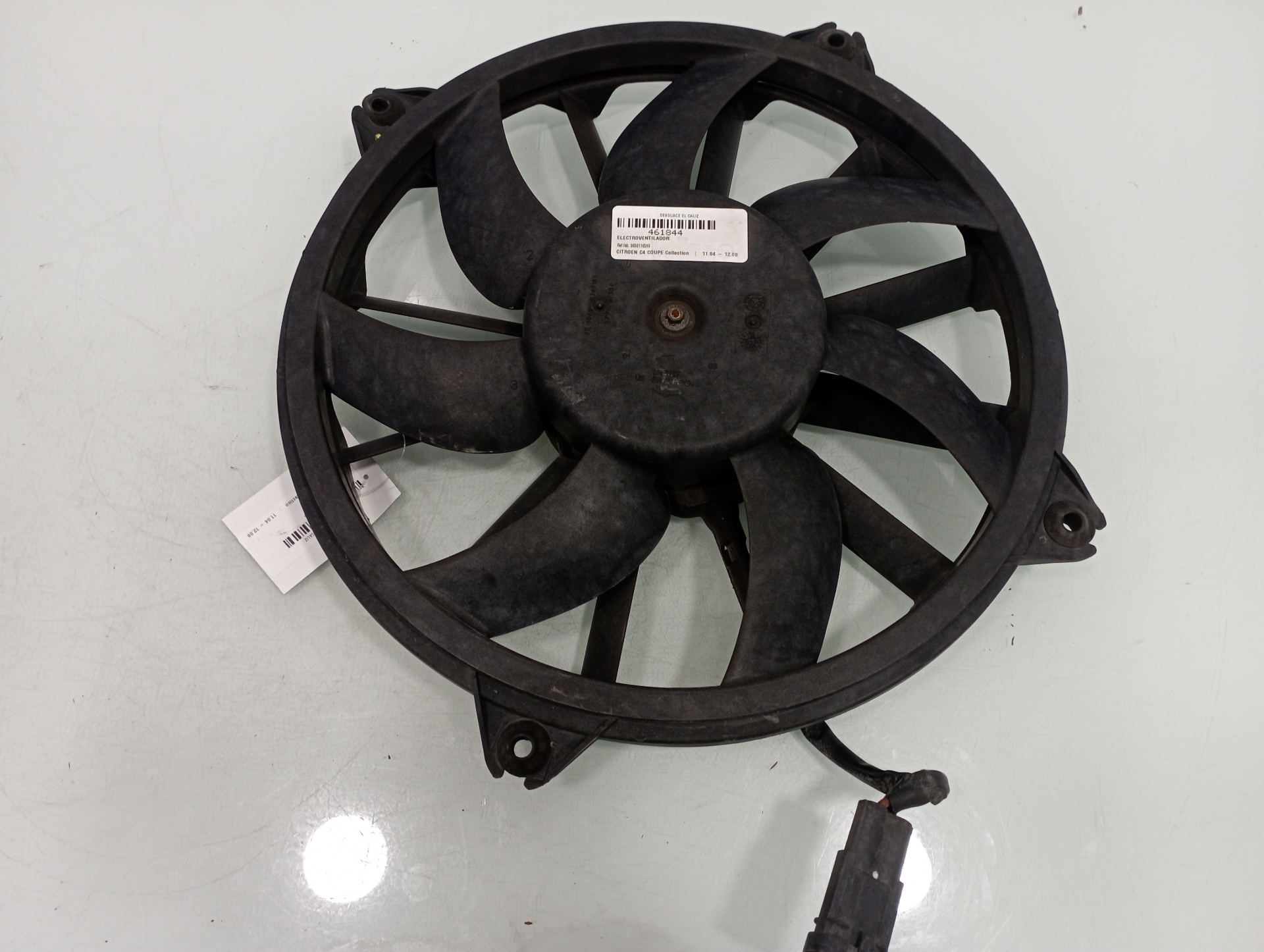 CITROËN C4 1 generation (2004-2011) Diffuser Fan 9650116580 24915424