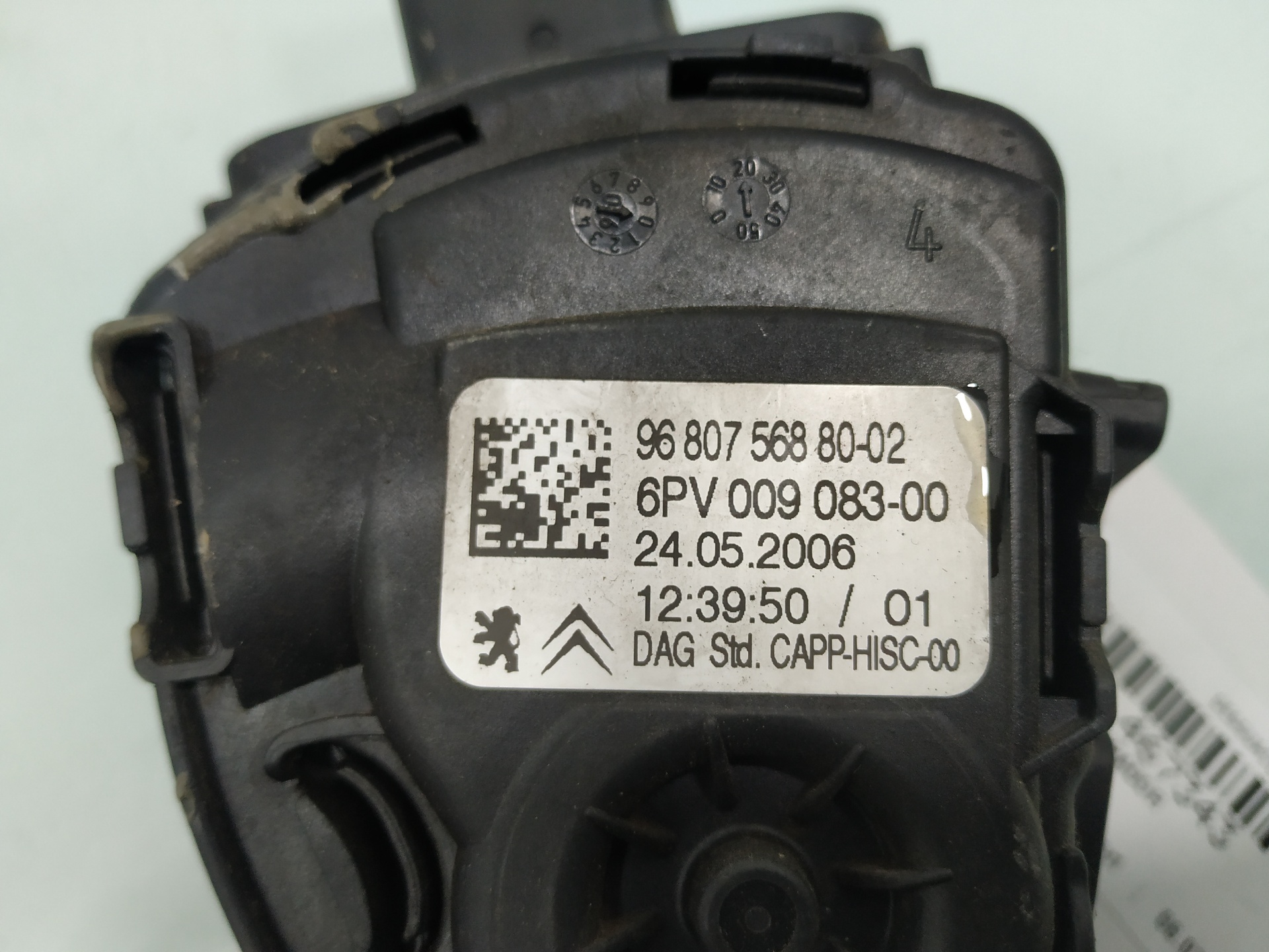 PEUGEOT 207 1 generation (2006-2009) Педаль газа 9680756880 22800815