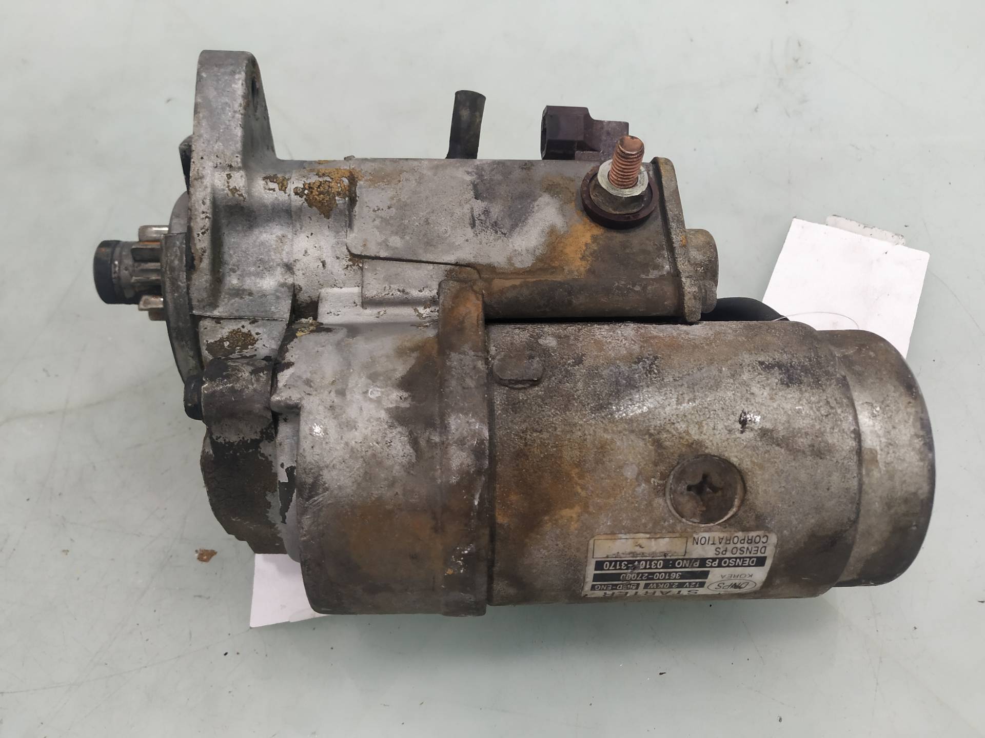 KIA Cerato 1 generation (2004-2009) Starter Motor 3610027000 19058804