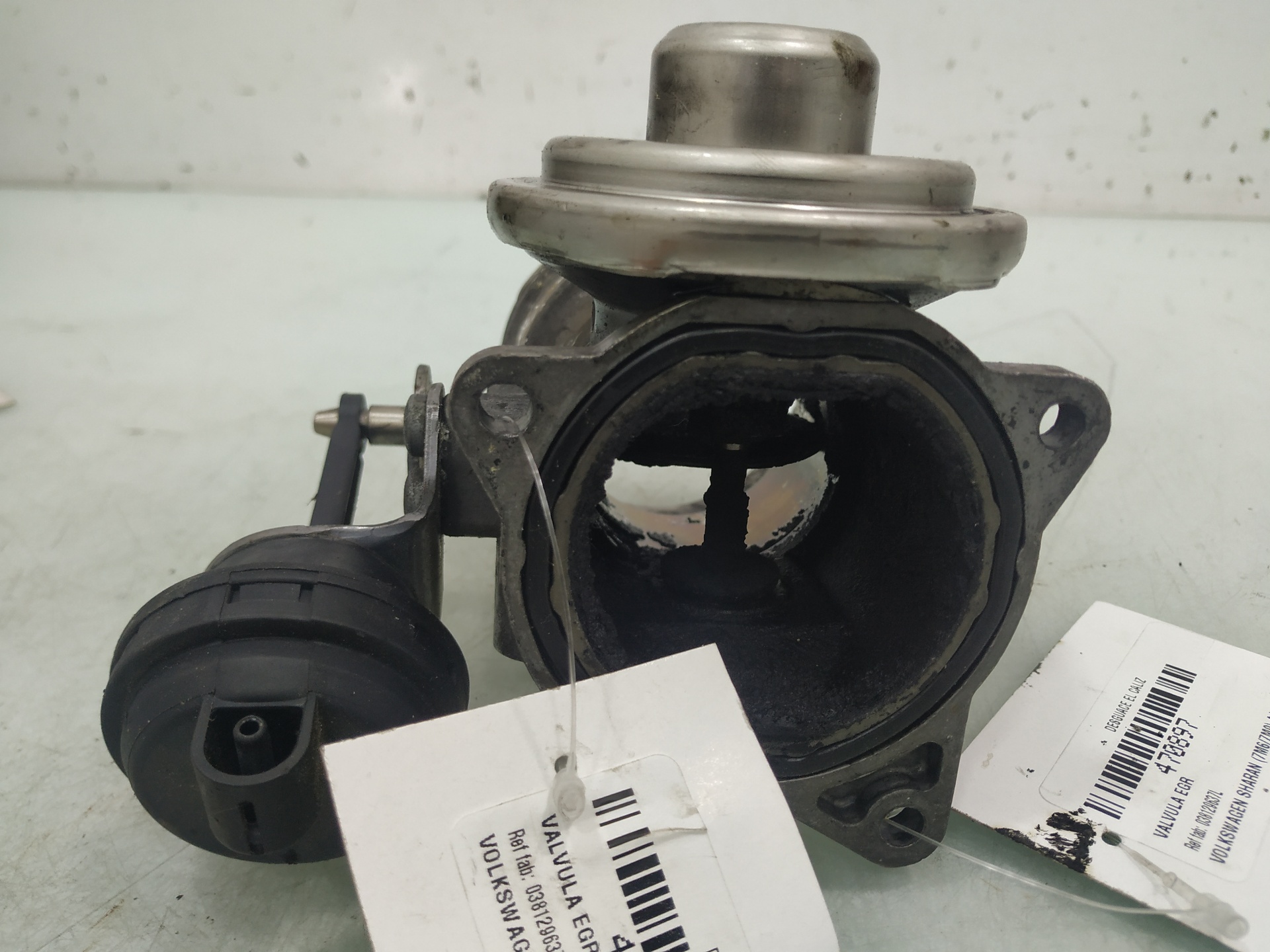 VOLKSWAGEN Sharan 1 generation (1995-2010) Клапан EGR 038129637L 24920040