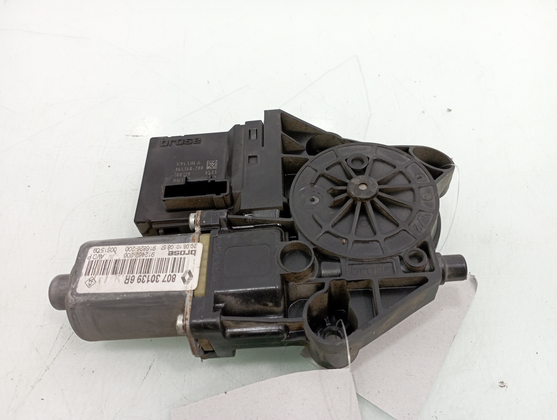 VAUXHALL Motor de control geam ușă dreapta față 807301396R 25930334