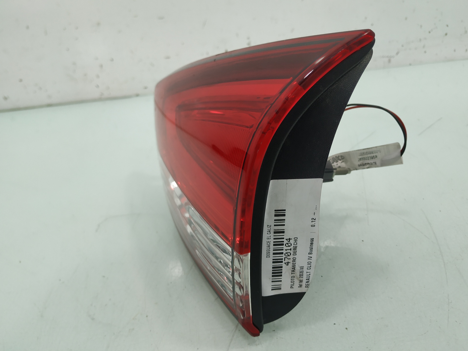 RENAULT Captur 1 generation (2013-2019) Rear Right Taillight Lamp 20535748 24919416