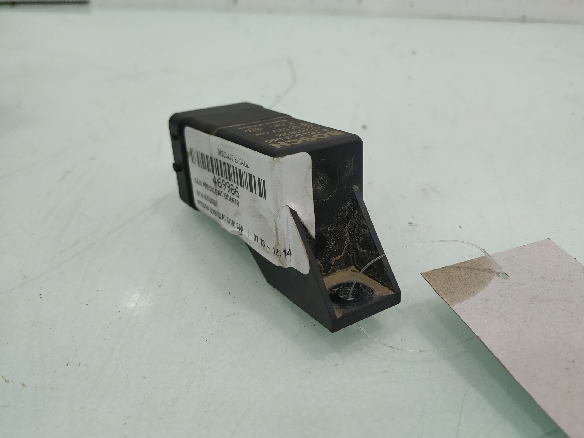 NISSAN Qashqai 1 generation (2007-2014) Relays 0281003050 24919721