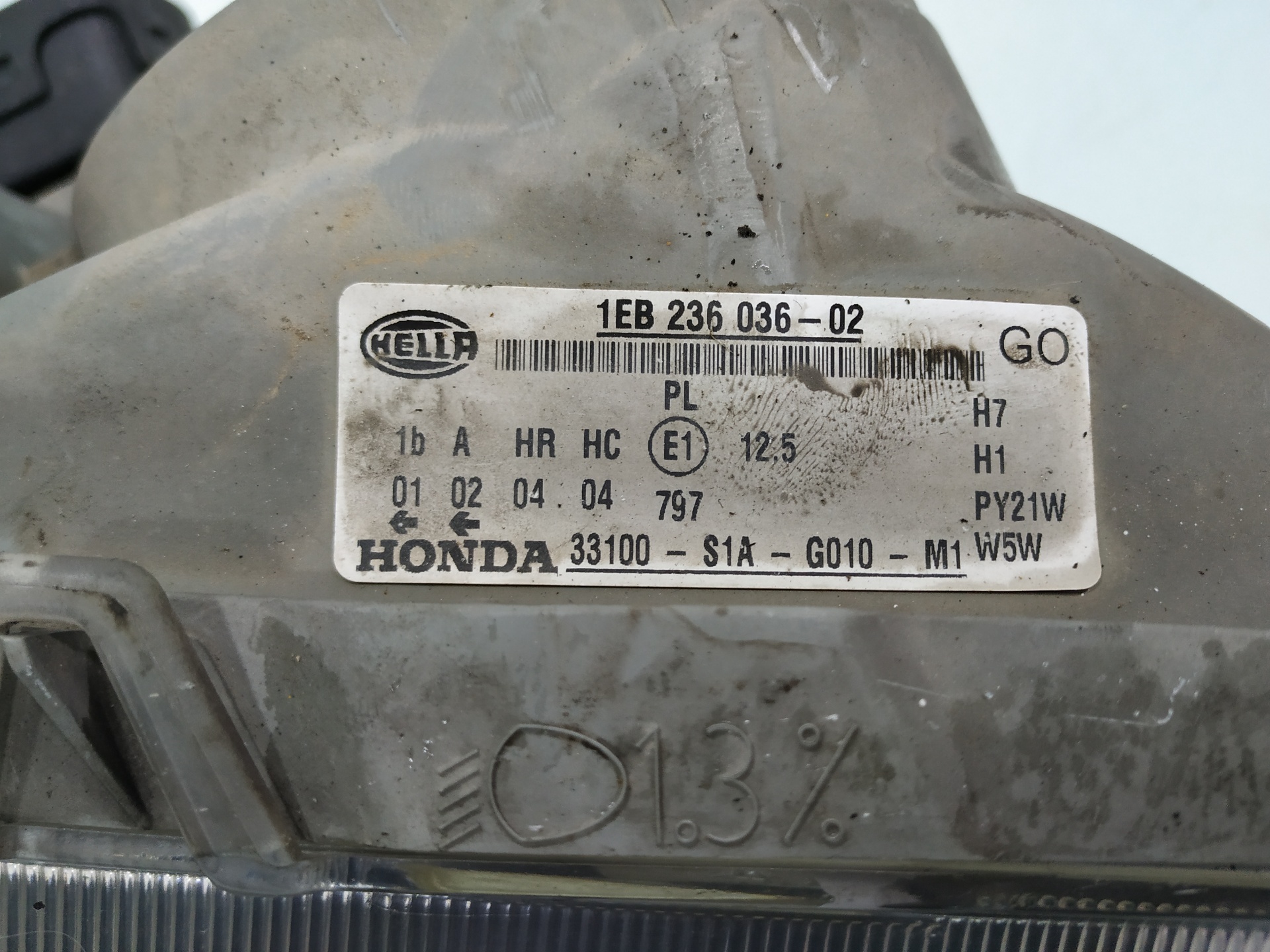 HONDA Accord 6 generation (1997-2002) Front Right Headlight 33100S1AG010M1 24920433