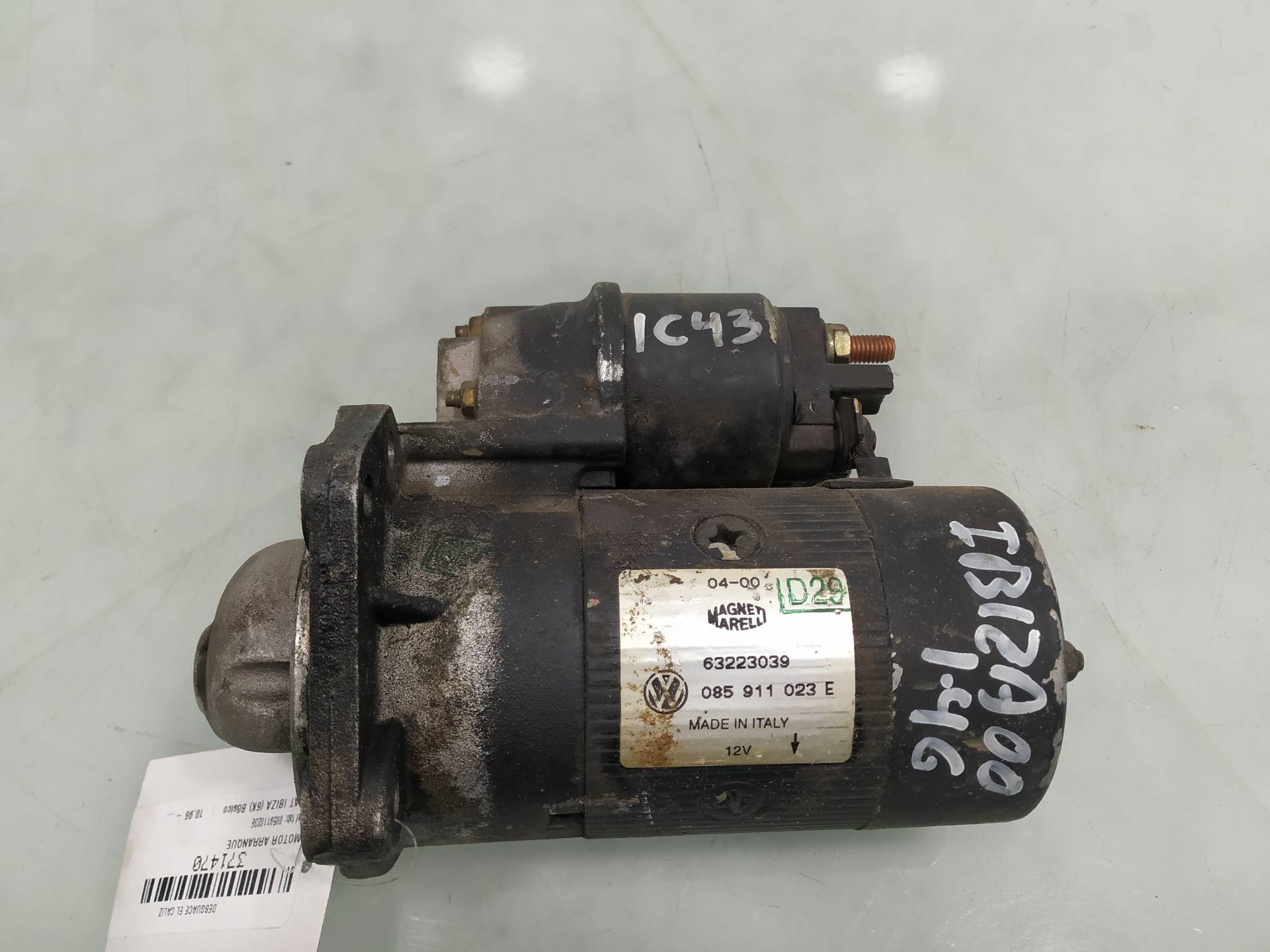 SEAT Cordoba 1 generation (1993-2003) Starter Motor 085911023E 21066201