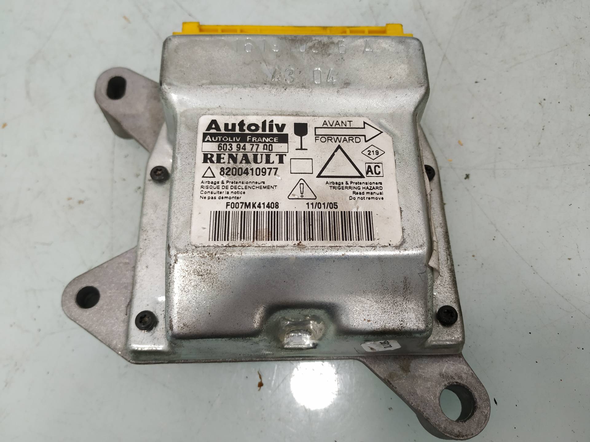 RENAULT Laguna 2 generation (2001-2007) SRS Control Unit 8200410977 18817597